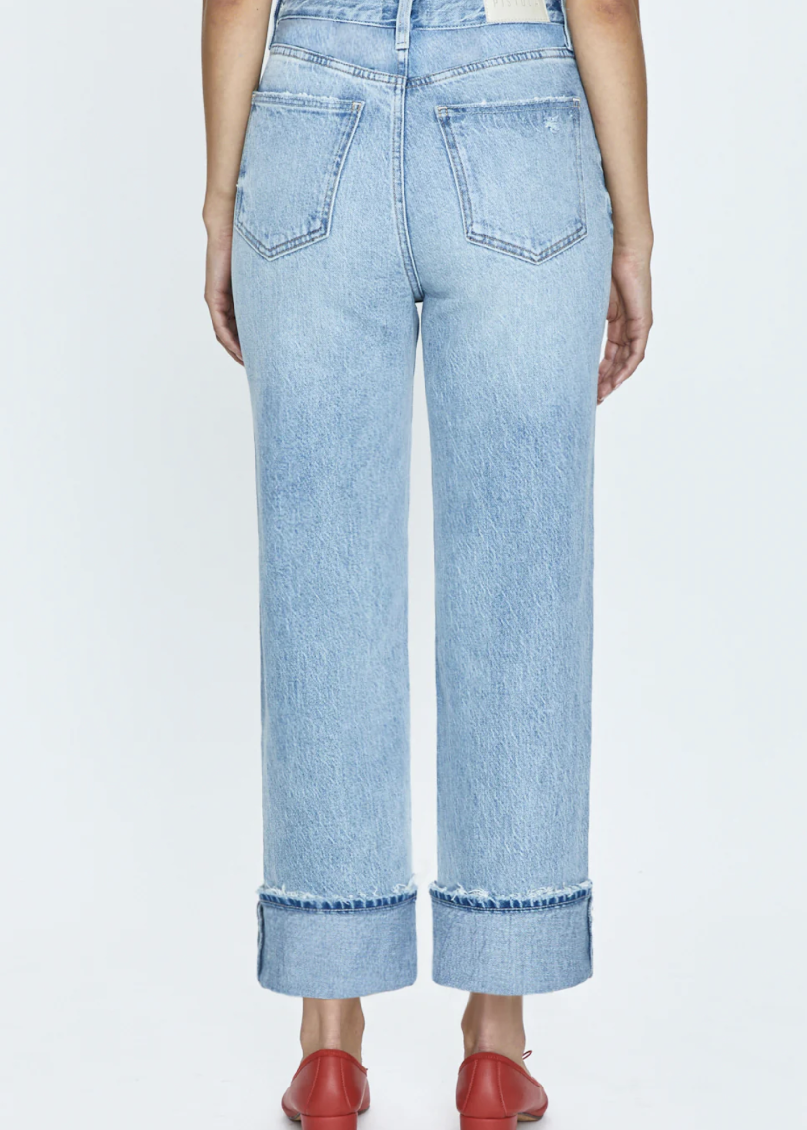 Pistola Cassie Cuffed Straight Cropped