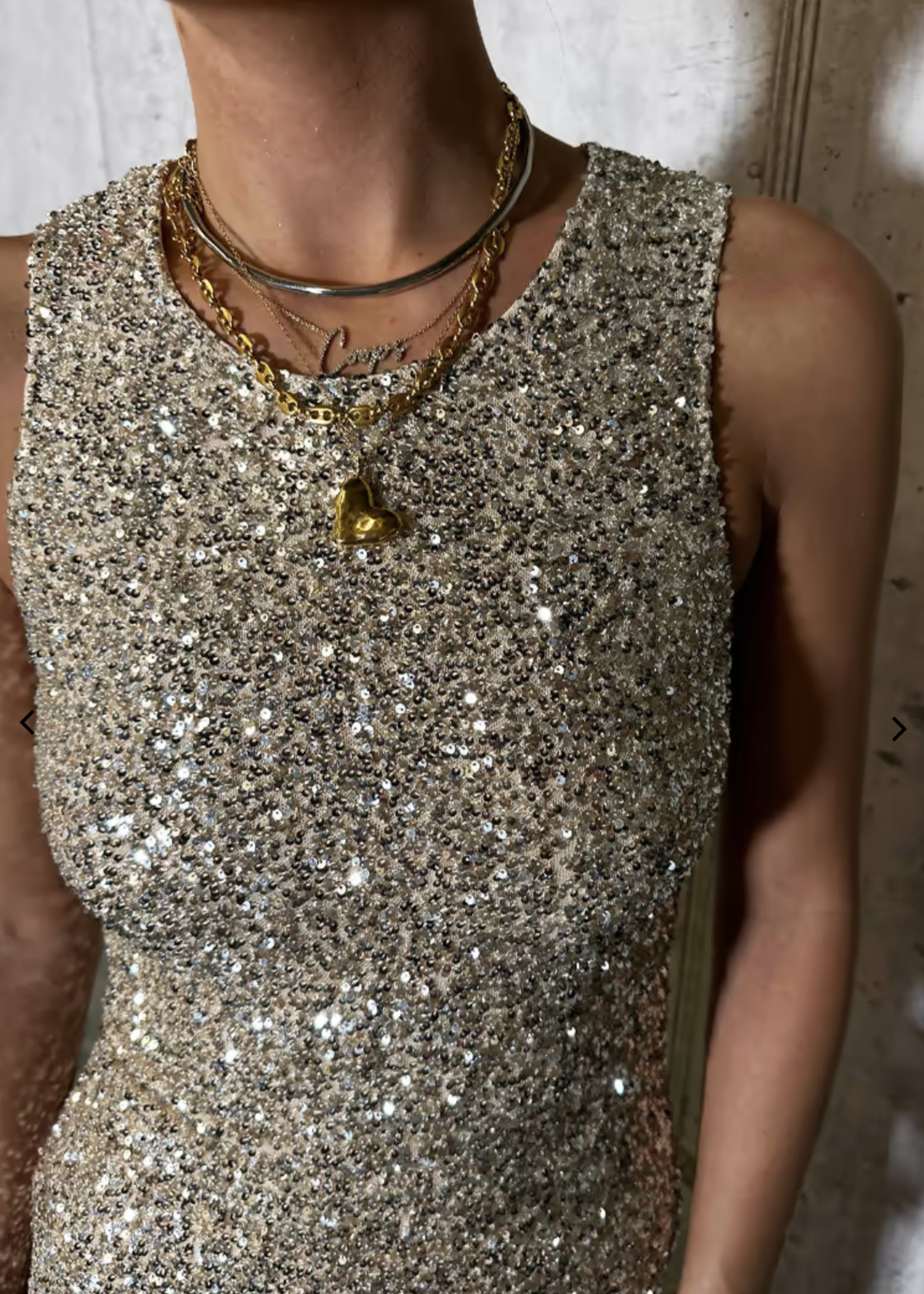 Never Fully Dressed Sequin Tank