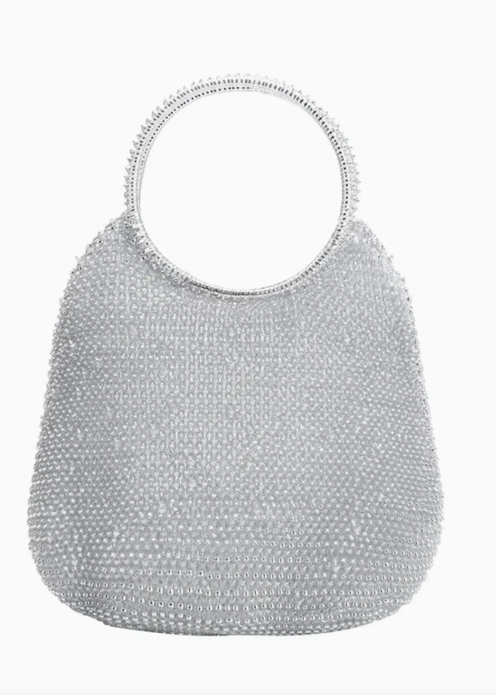 Melie Bianco Tiffany Crochet Top Handle Bag