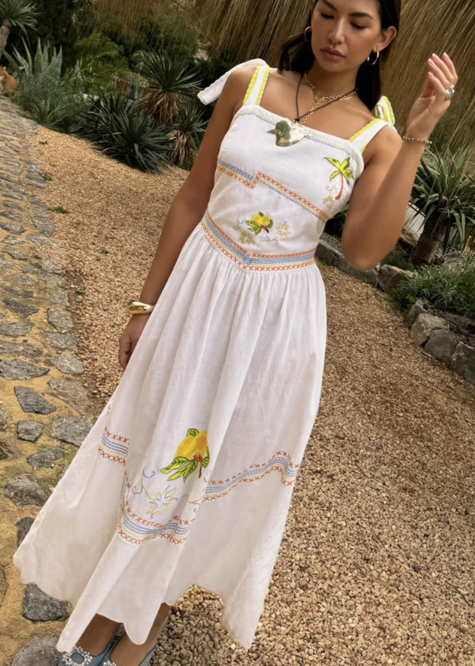 Never Fully Dressed Colorful Midi Dress