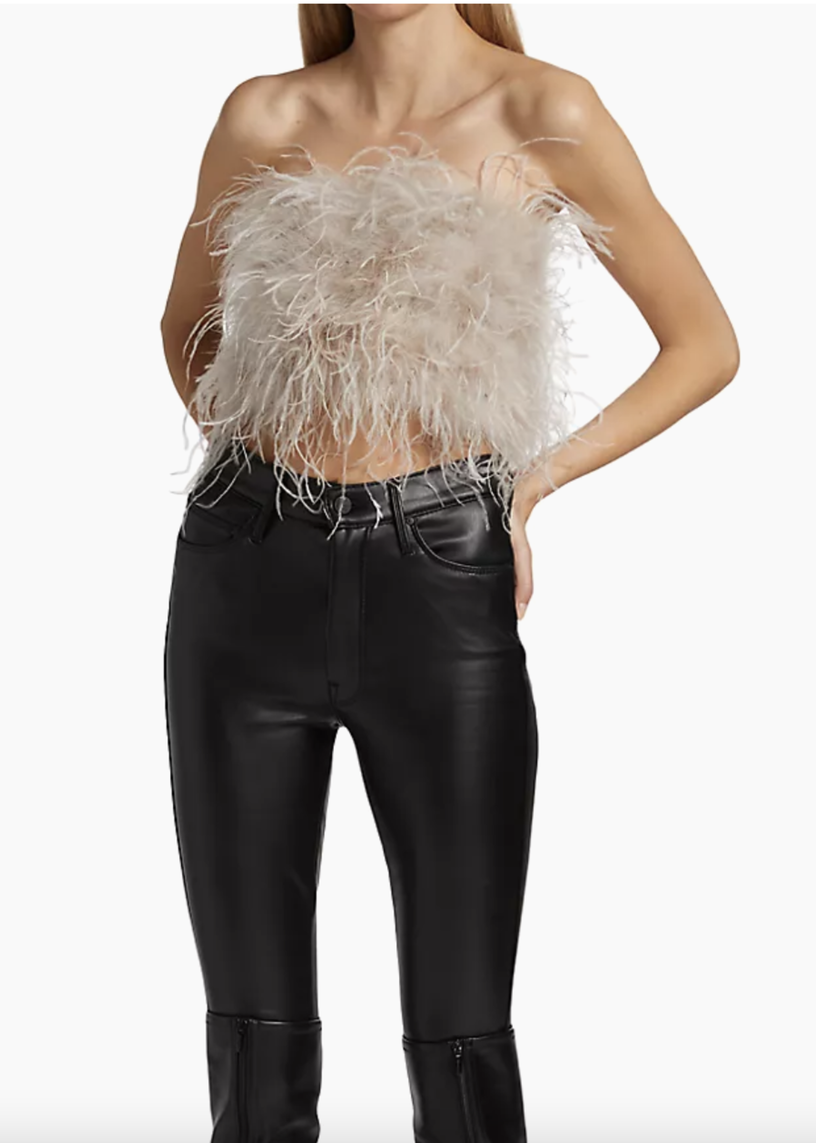 Lamarque Zaina Feather Bustier