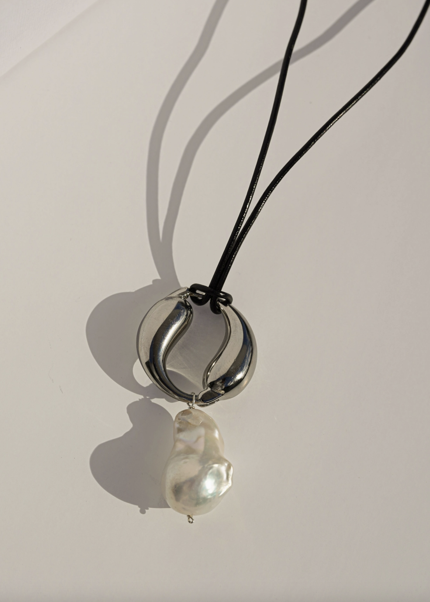KOZAKH Vegan Spiral Drop Necklace