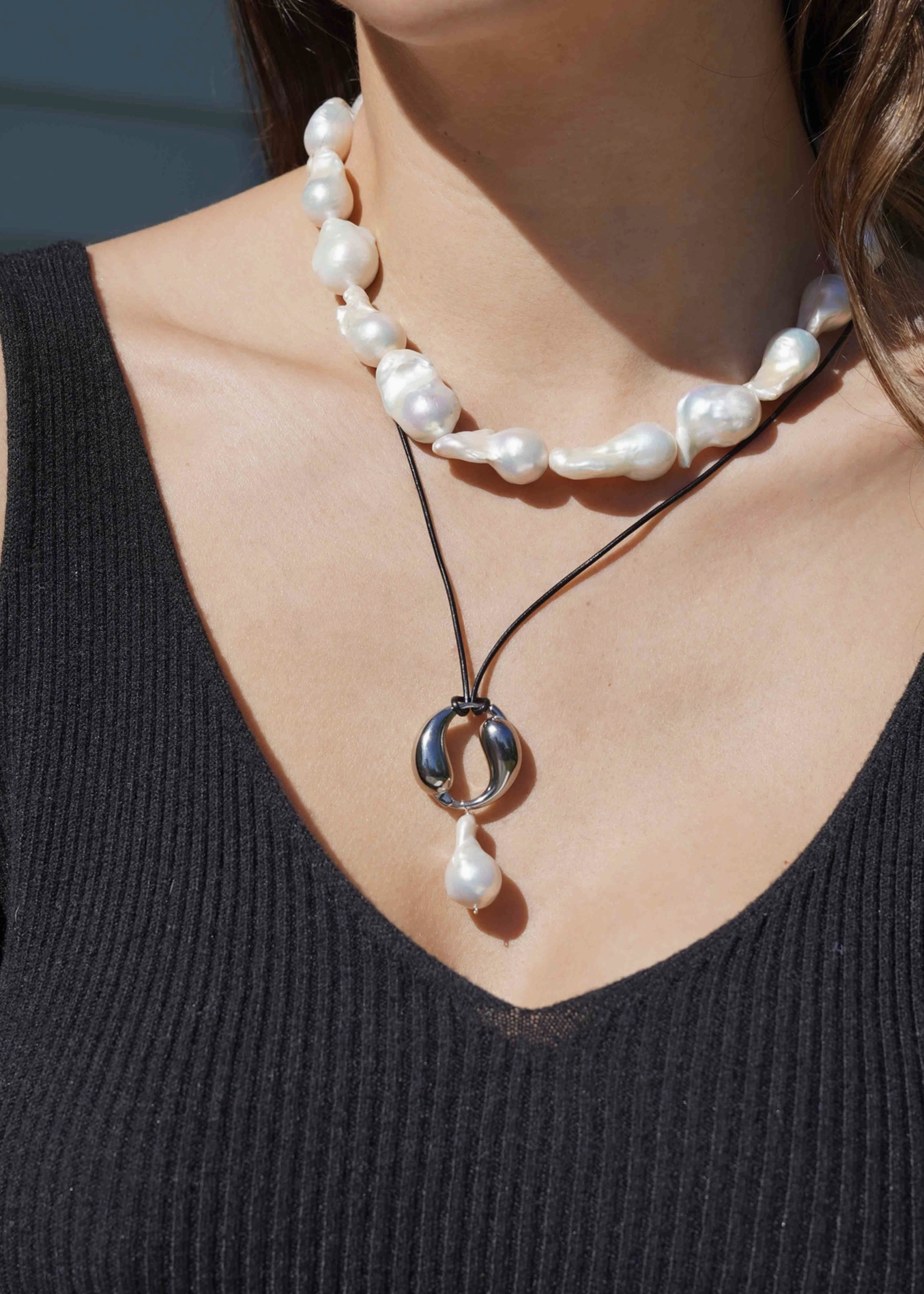 KOZAKH Vegan Spiral Drop Necklace