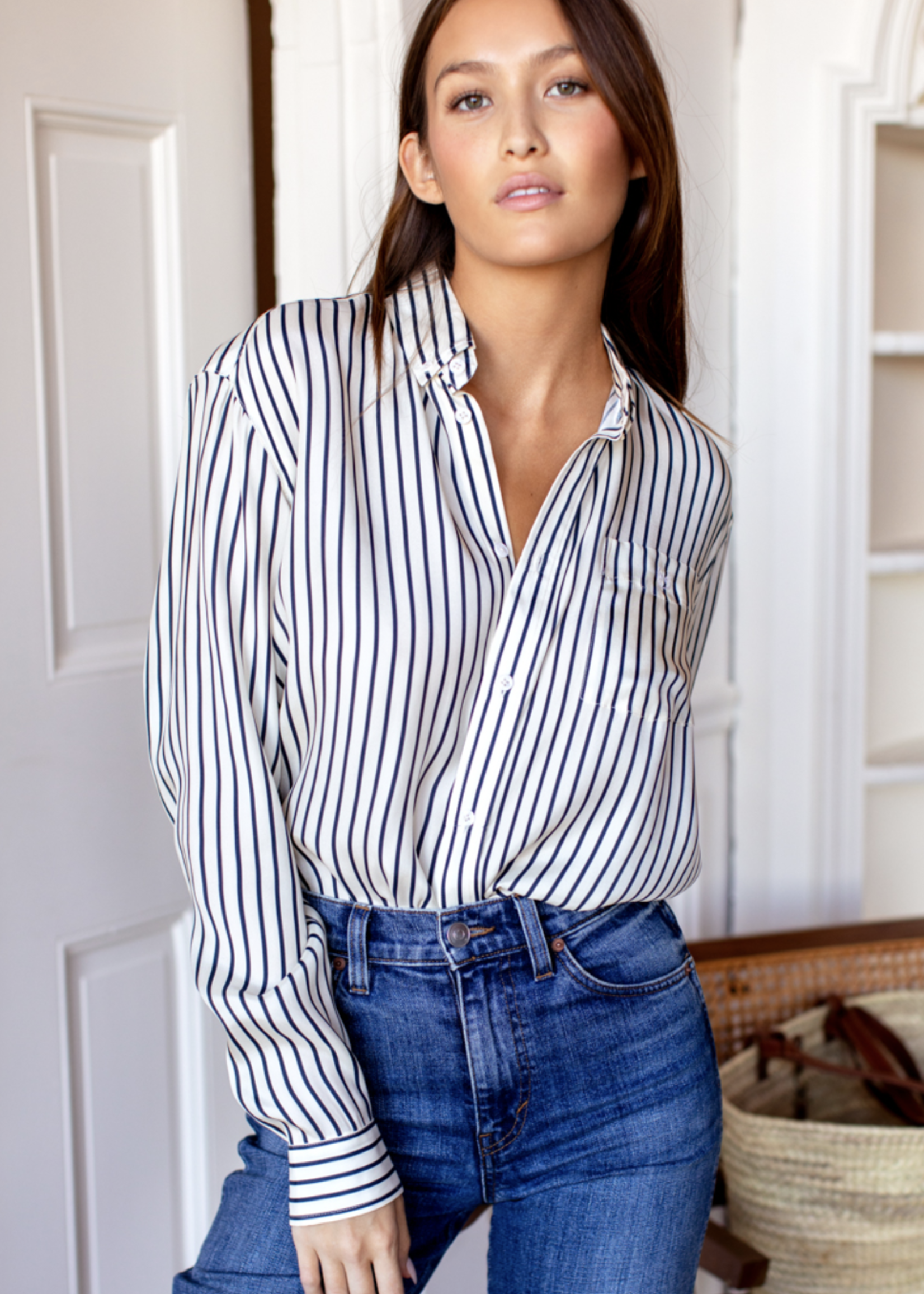 Emerson Fry Ryan Silk Shirt