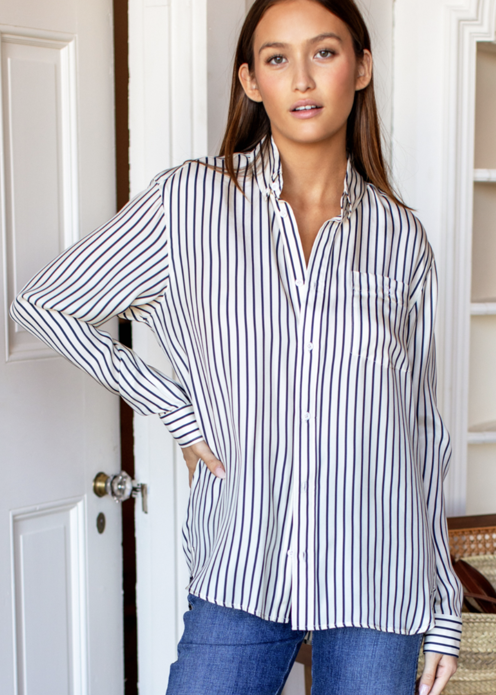 Emerson Fry Ryan Silk Shirt