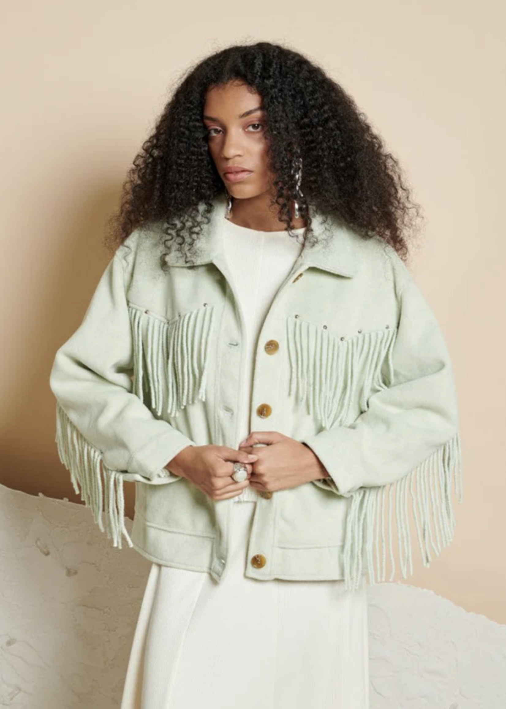 Ghospell Kira Fringe Jacket