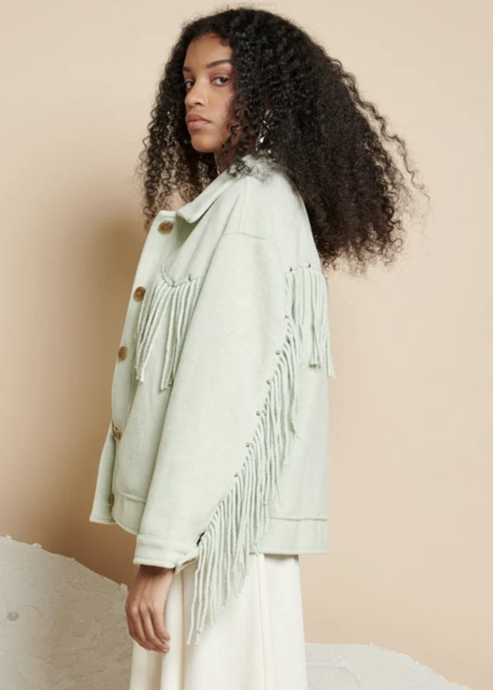 Ghospell Kira Fringe Jacket