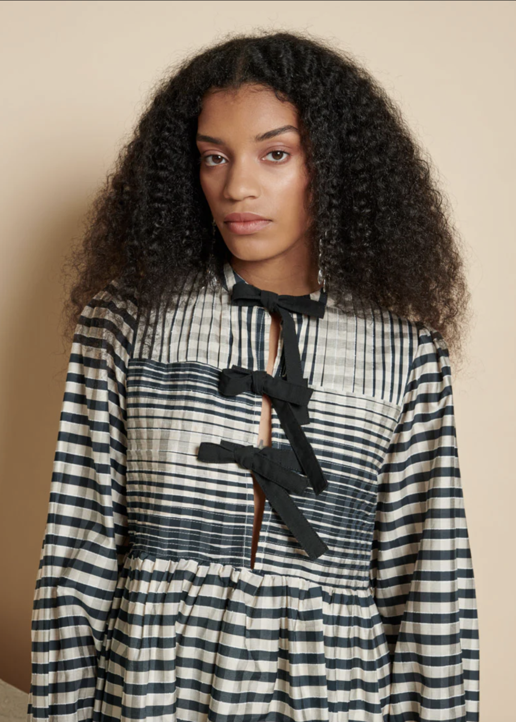 Ghospell Bobbi Check Mini Dress