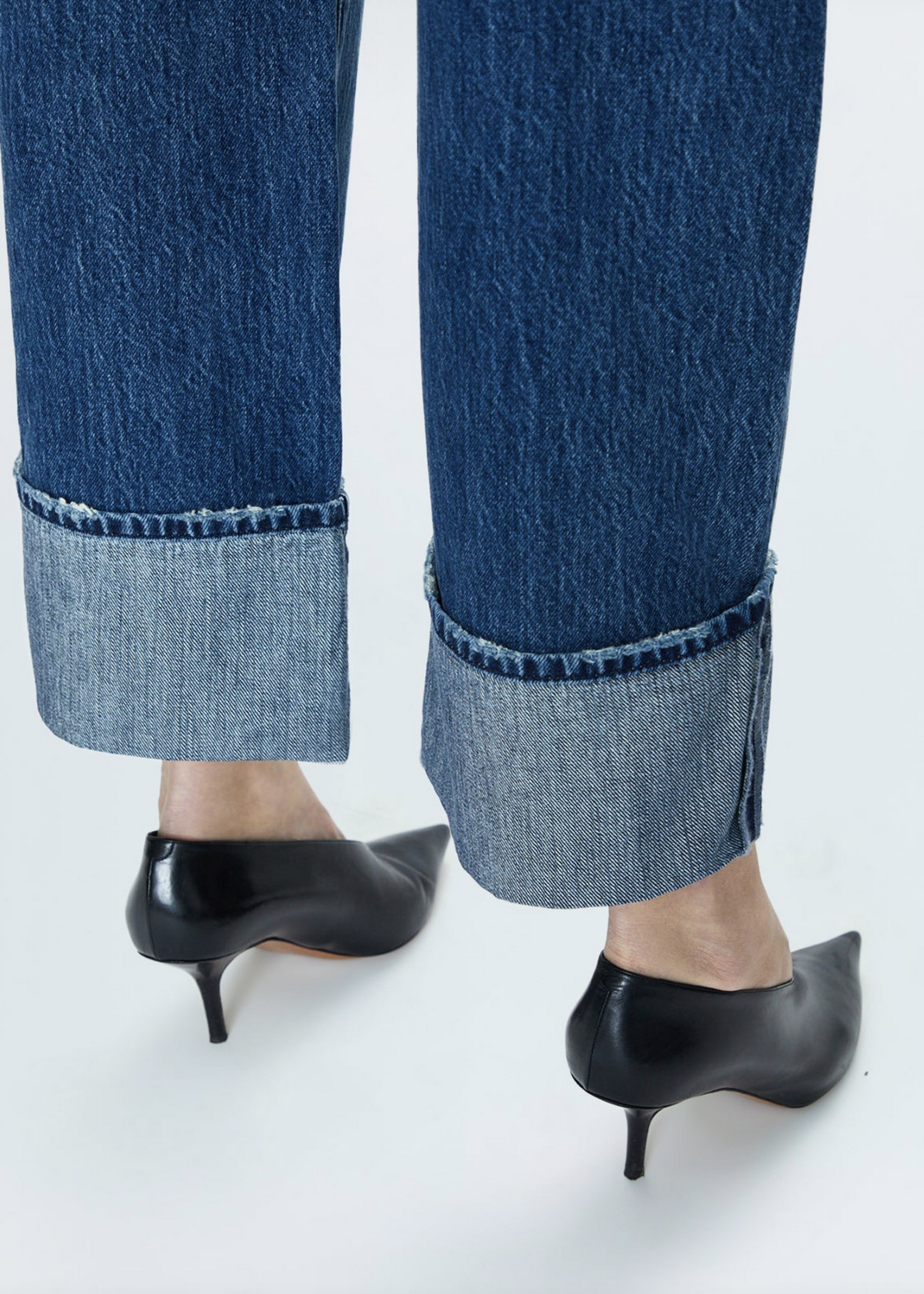 PISTOLA Ryder High Rise Cuffed Straight