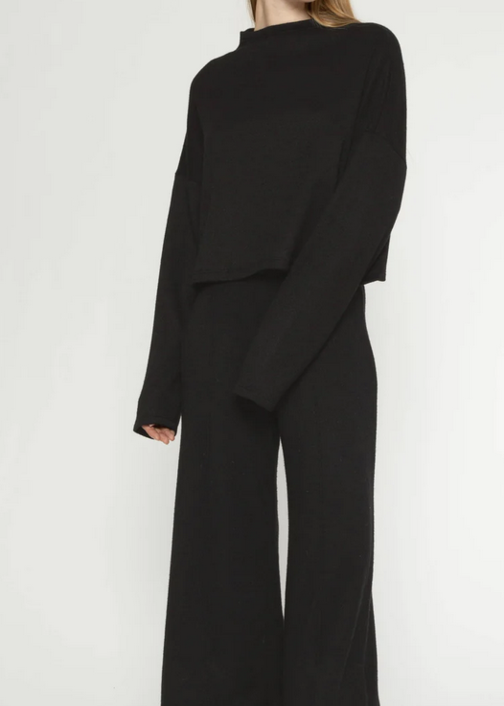 Ripley Rader Sweater Knit Funnel Neck Top