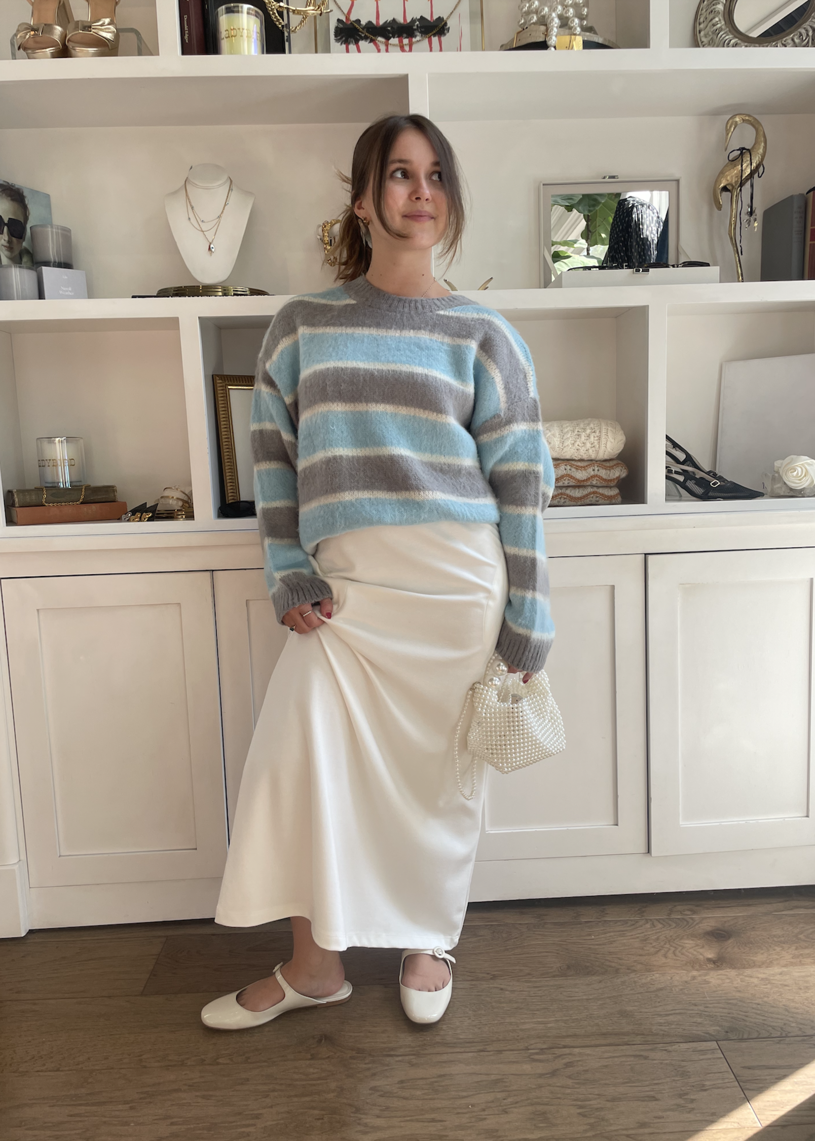 Little Lies Striped Sia Sweater