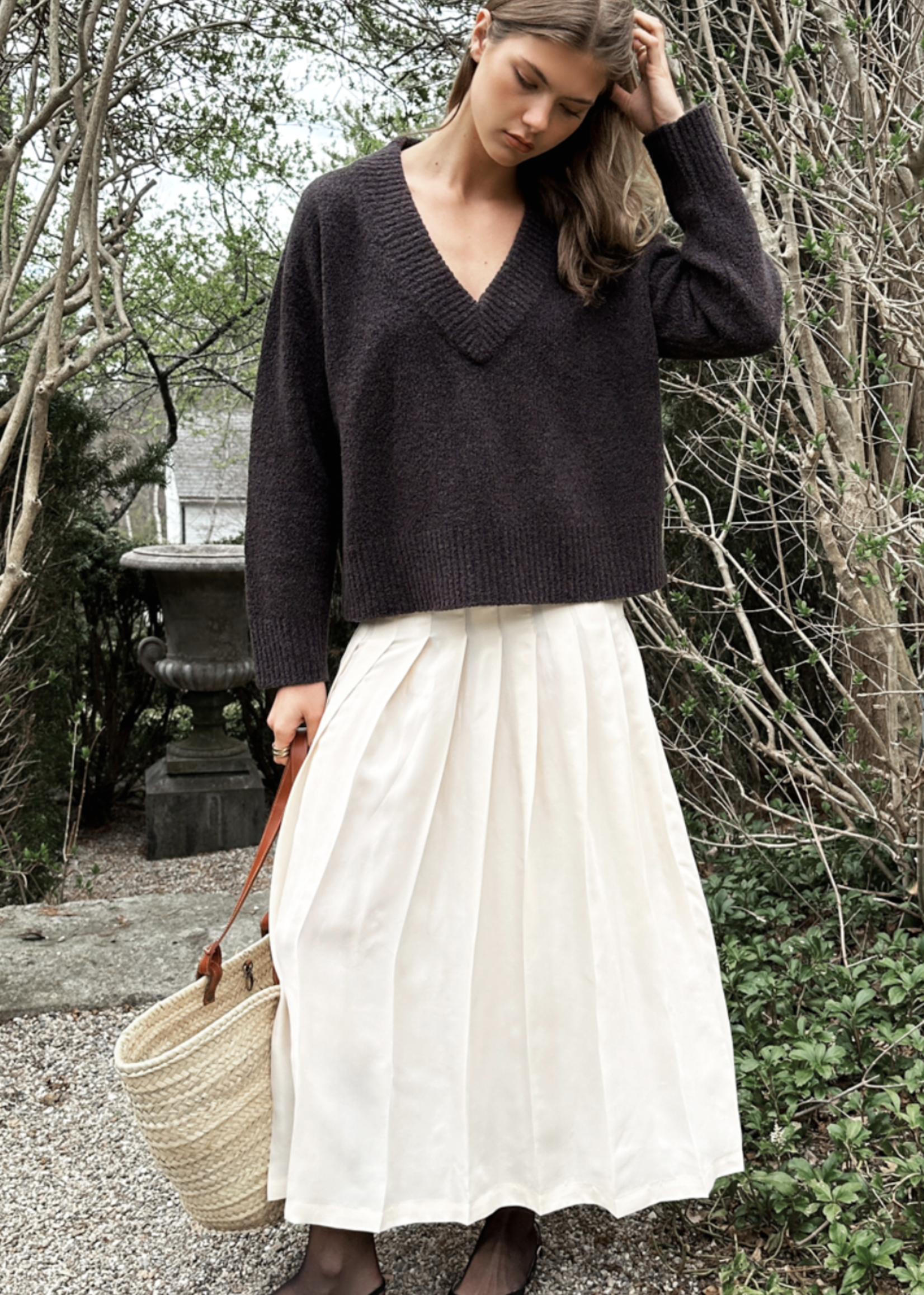 Emerson Fry Atelier Pleated Skirt