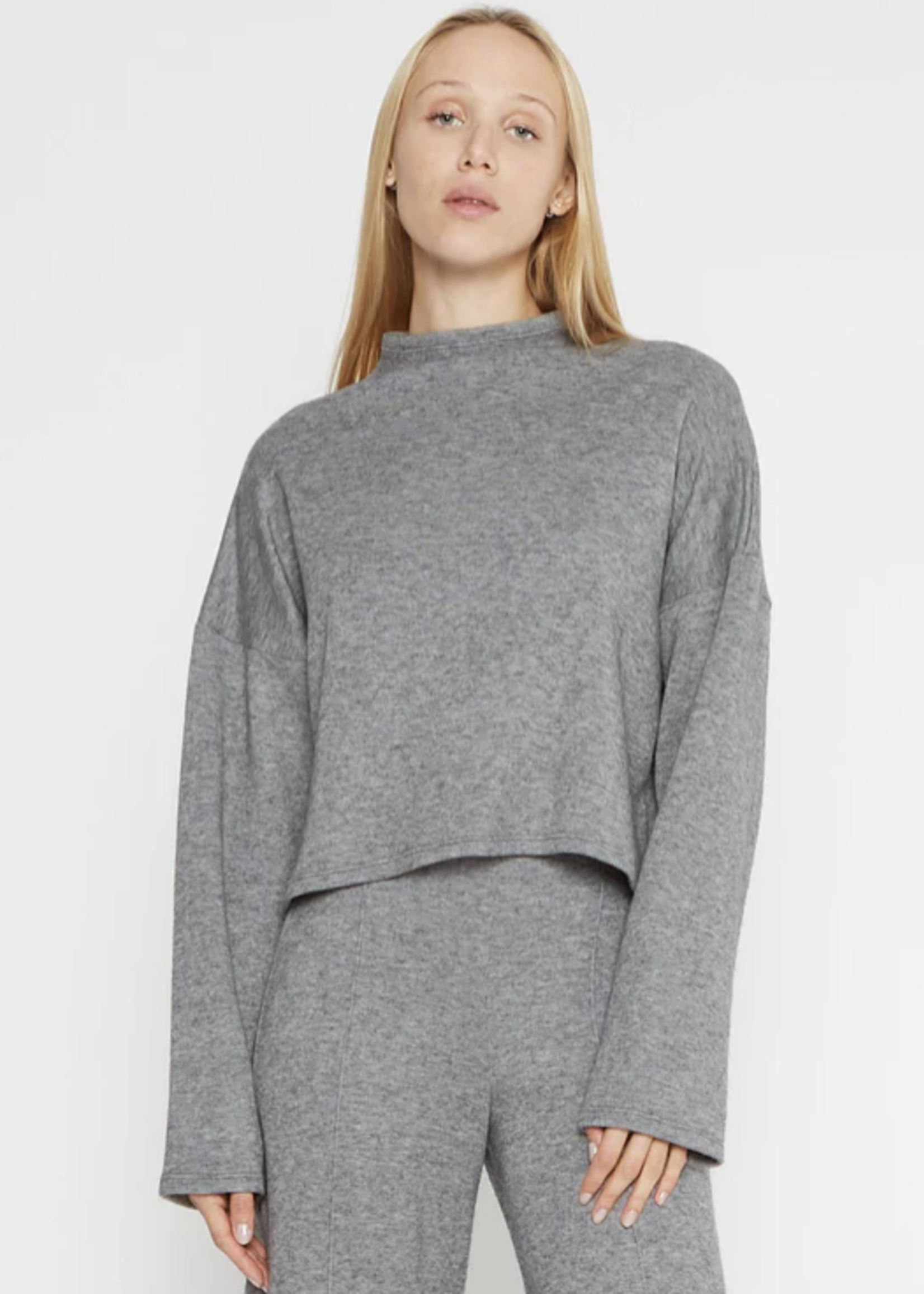 Ripley Rader Sweater Knit Funnel Neck Top