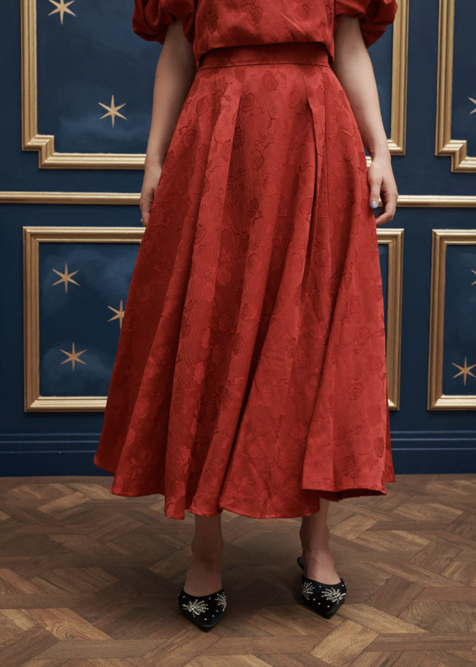Sister Jane Charm Jacquard Midi