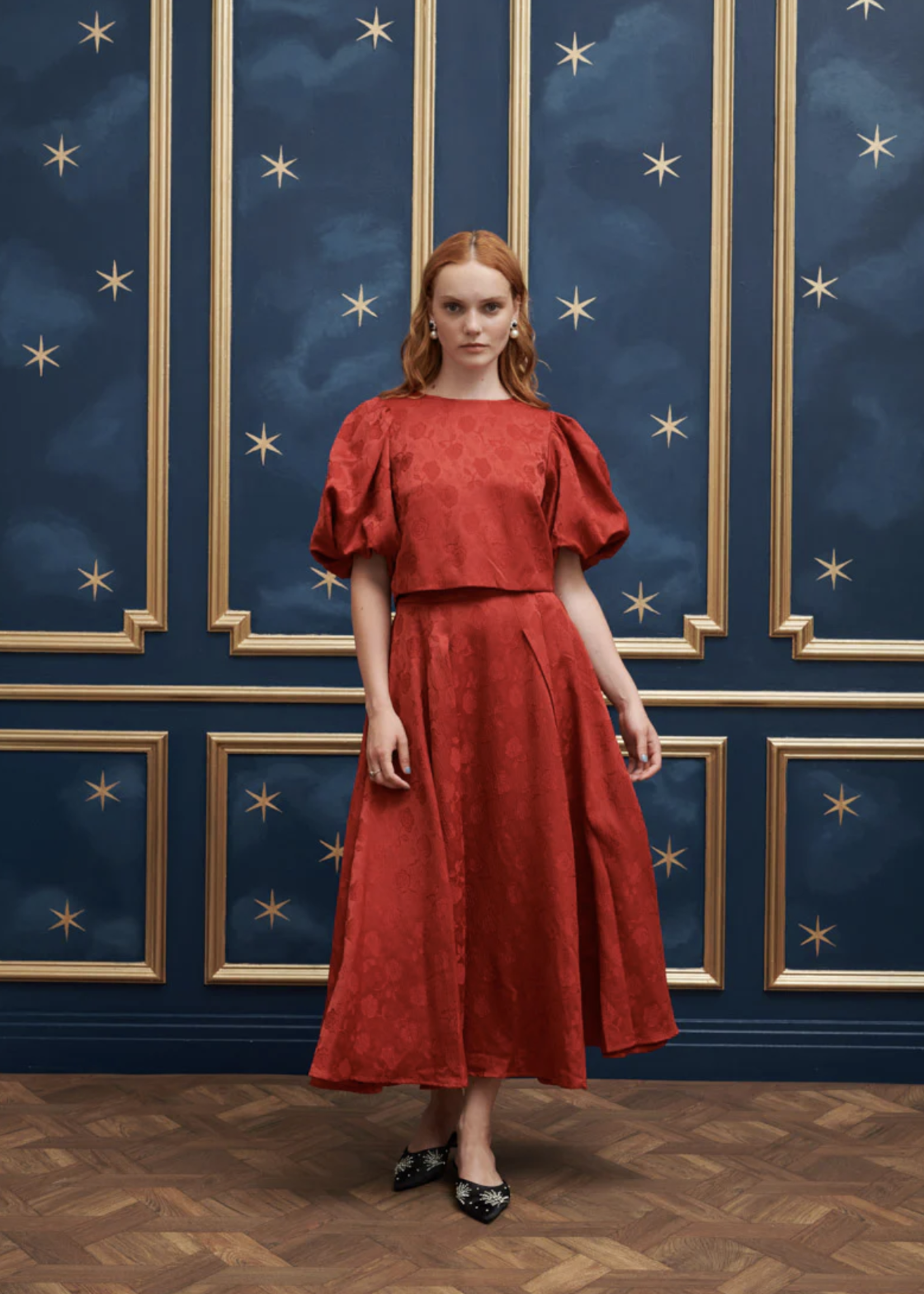 Sister Jane Charm Jacquard Midi