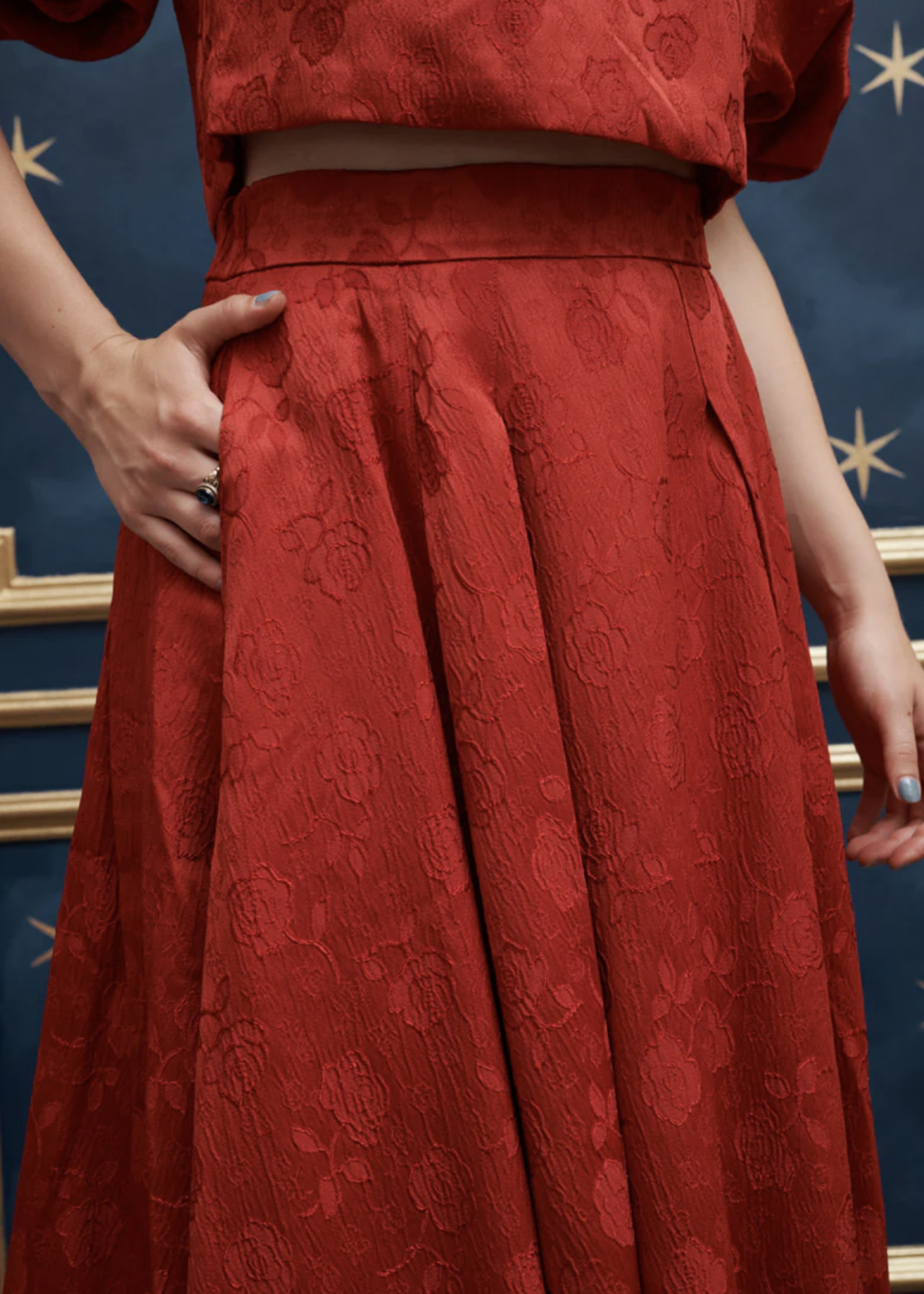 Sister Jane Charm Jacquard Midi
