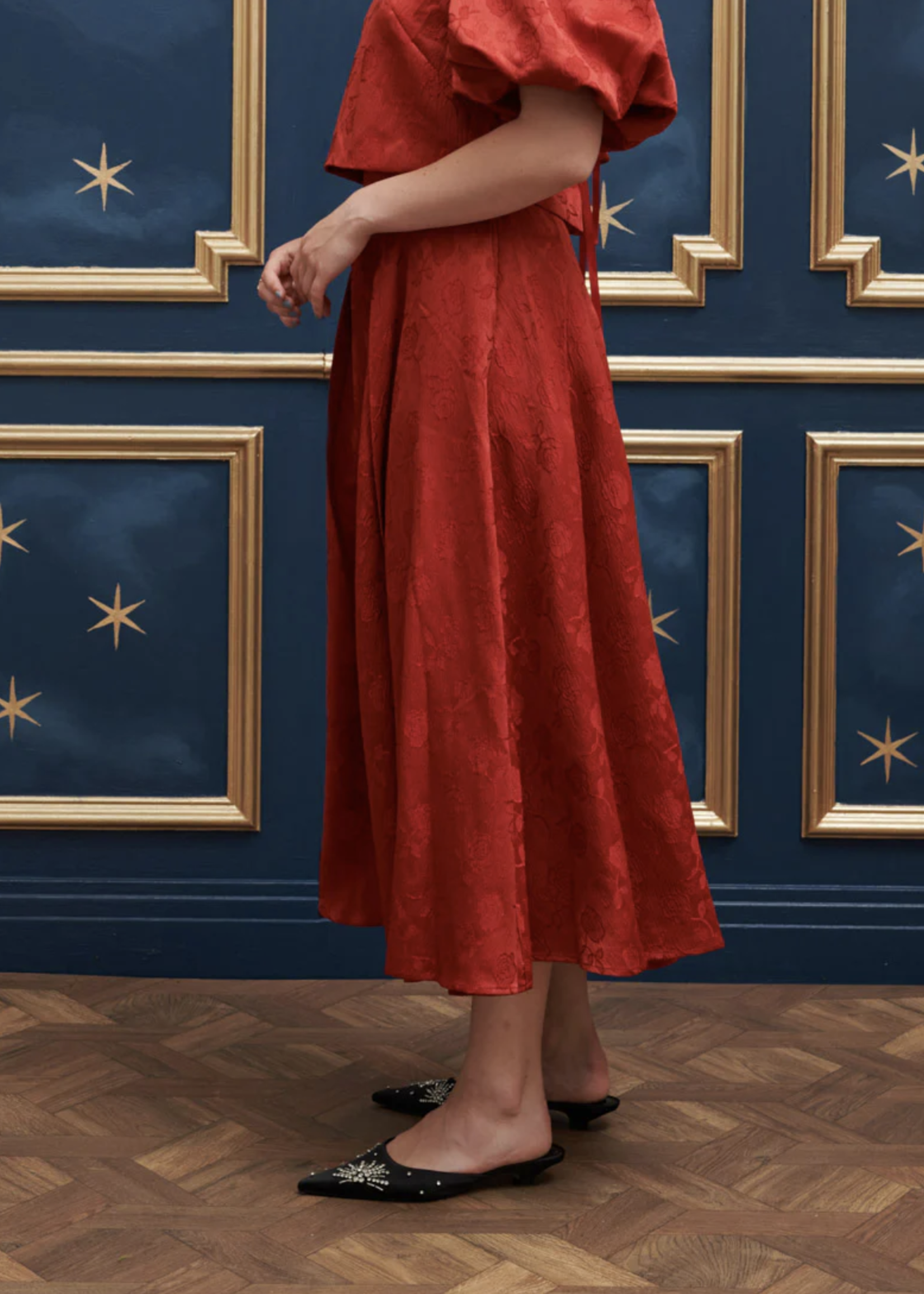 Sister Jane Charm Jacquard Midi