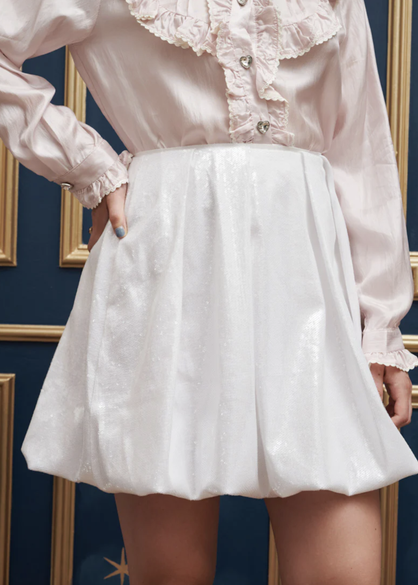 Sister Jane Glass Sequin Bubble Skirt