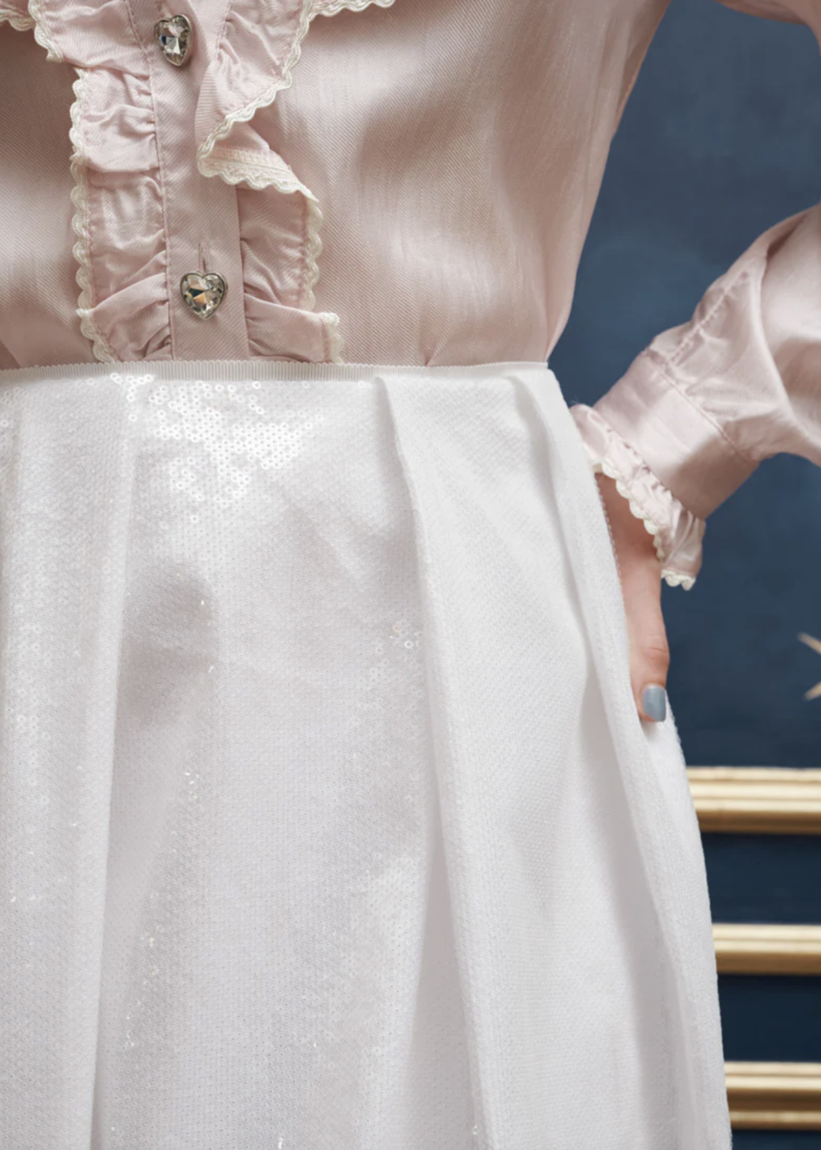 Sister Jane Glass Sequin Bubble Skirt