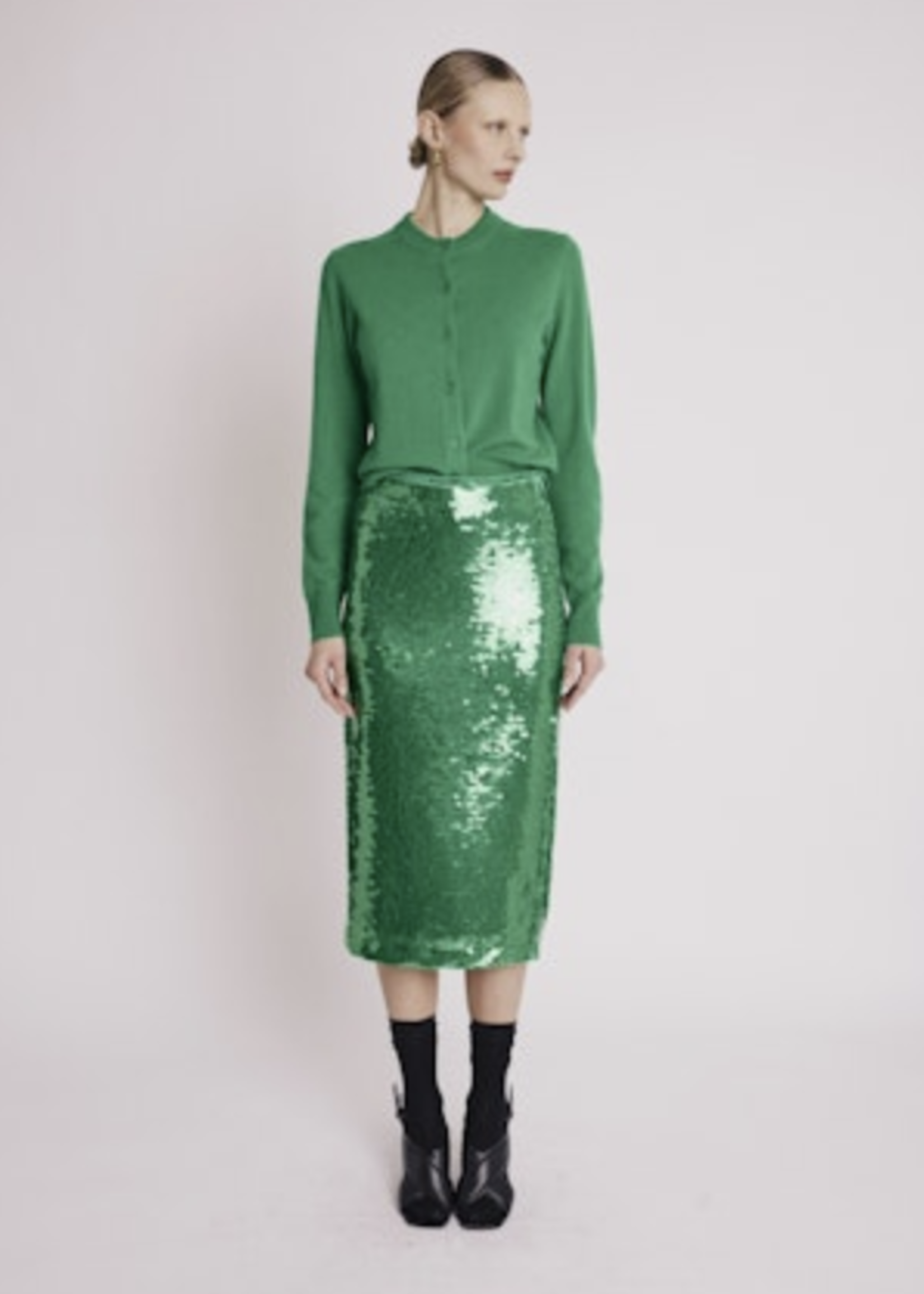 Berenice Jamy Sequin Skirt