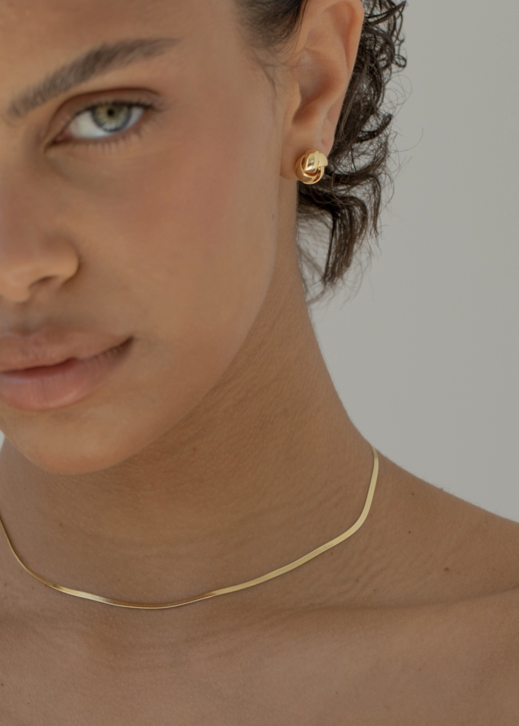 Knotted Stud Earring