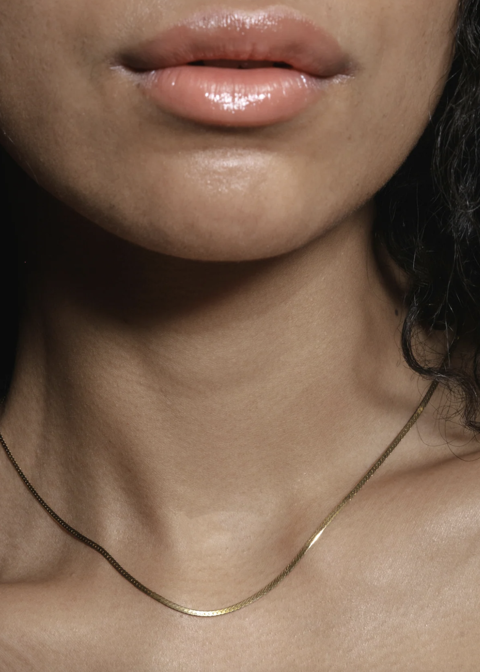 Wolf Circus Gold Thin Herringbone Chain
