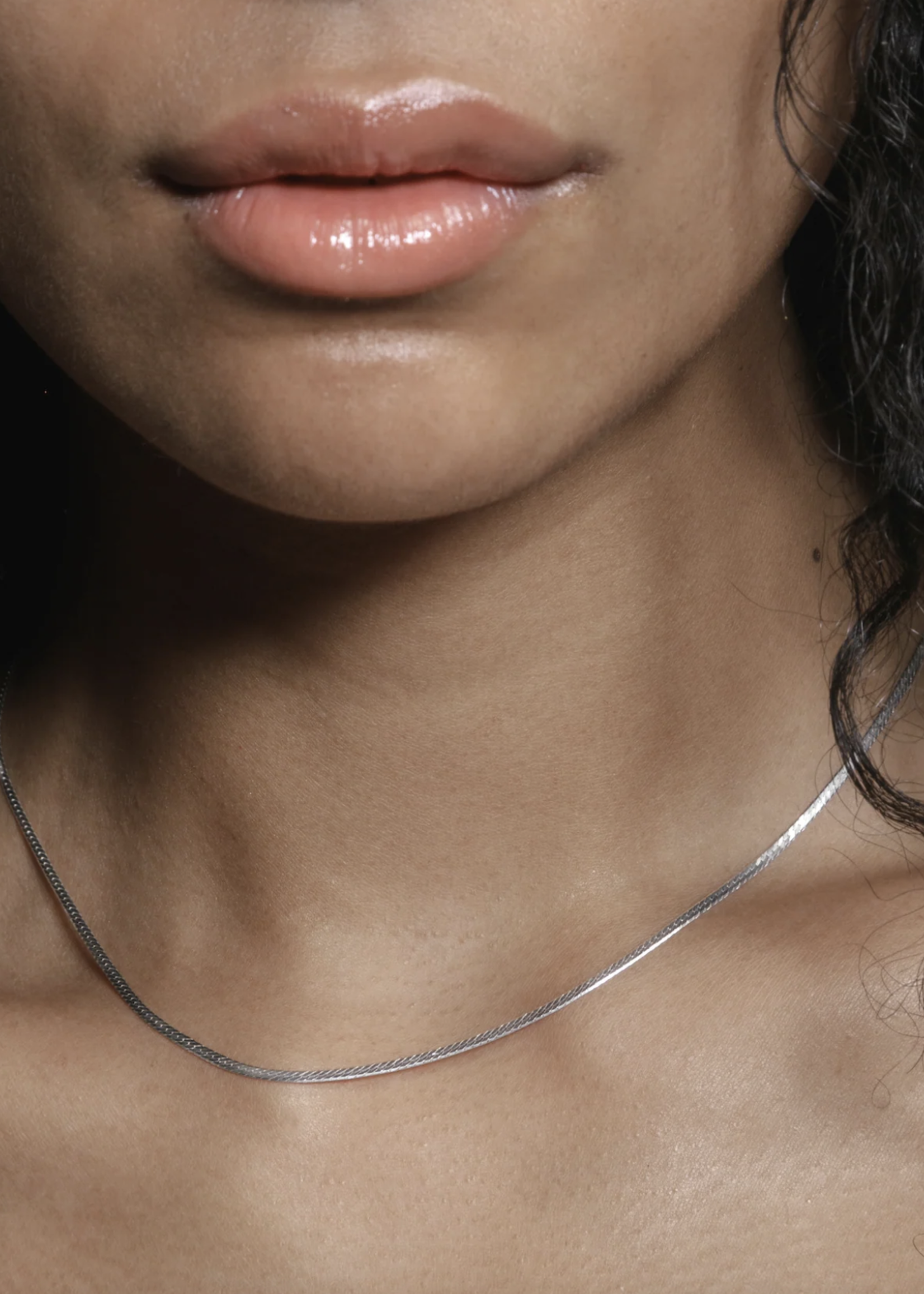 Wolf Circus Silver Thin Herringbone Chain