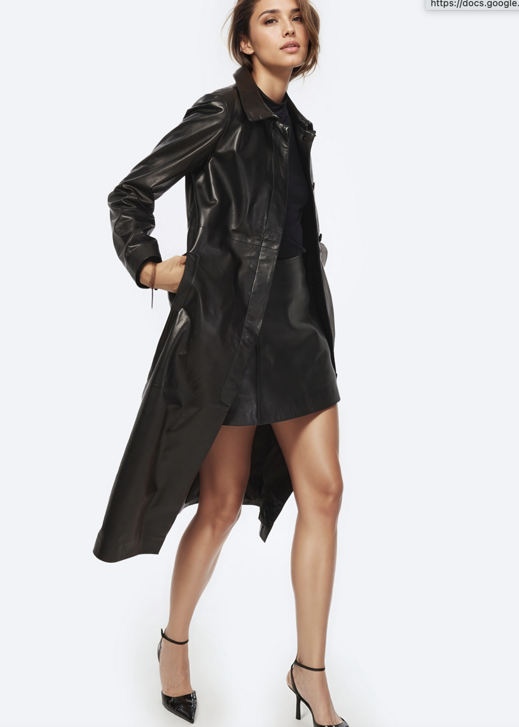 CAMI Eddie Genuine Leather Coat
