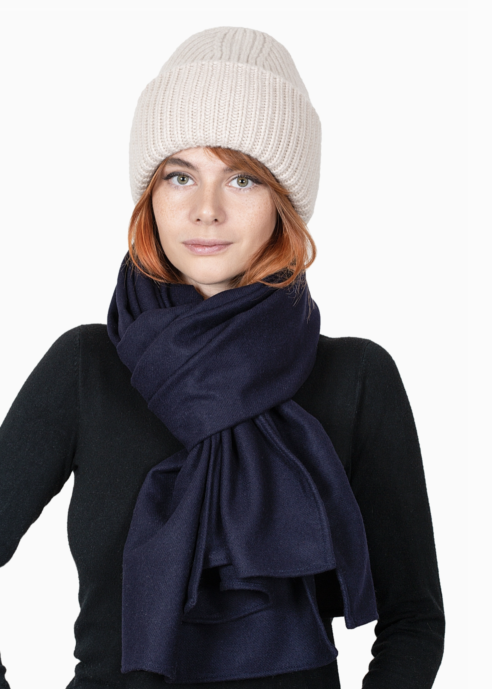 Amato Cashmere Beanie Hat