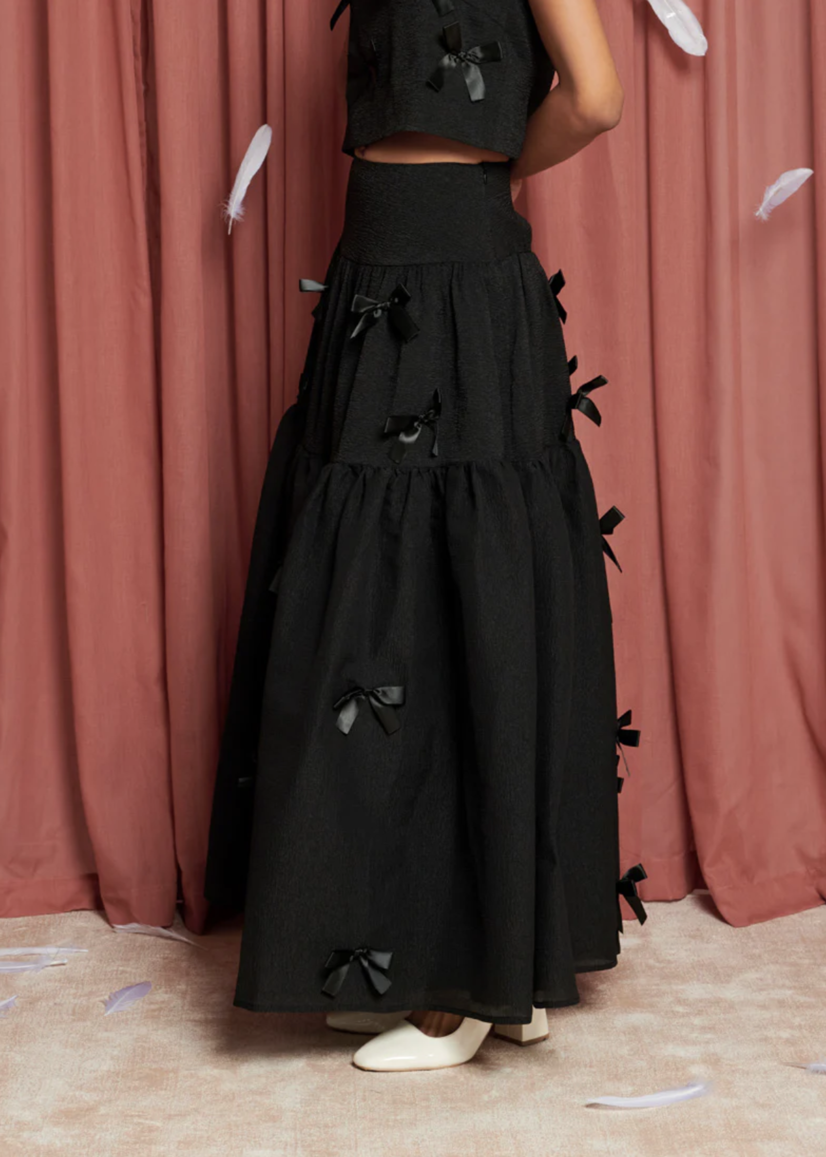 Sister Jane Birdie Bow Midi Skirt