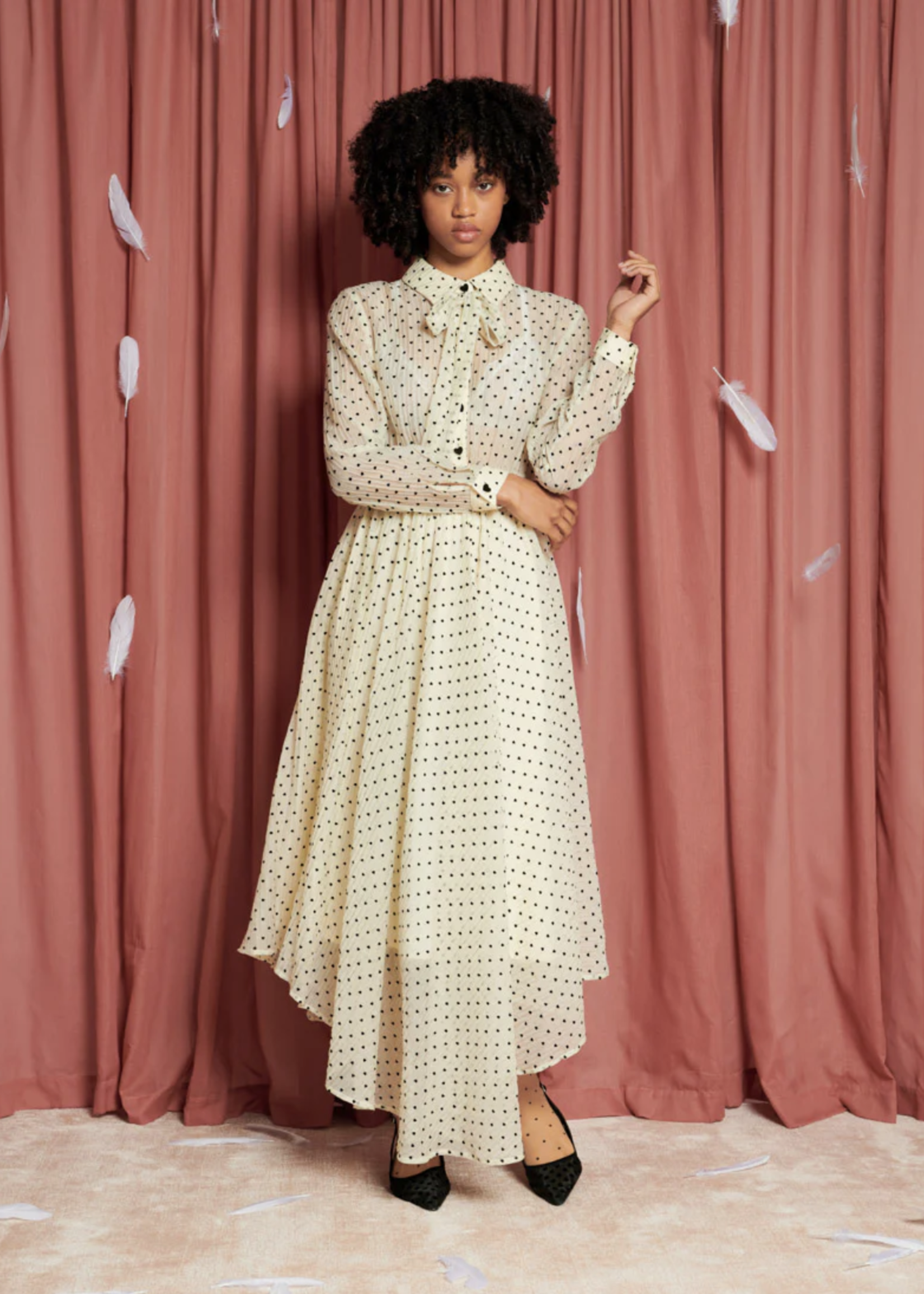 Sister Jane Dove Hearts Maxi Dress