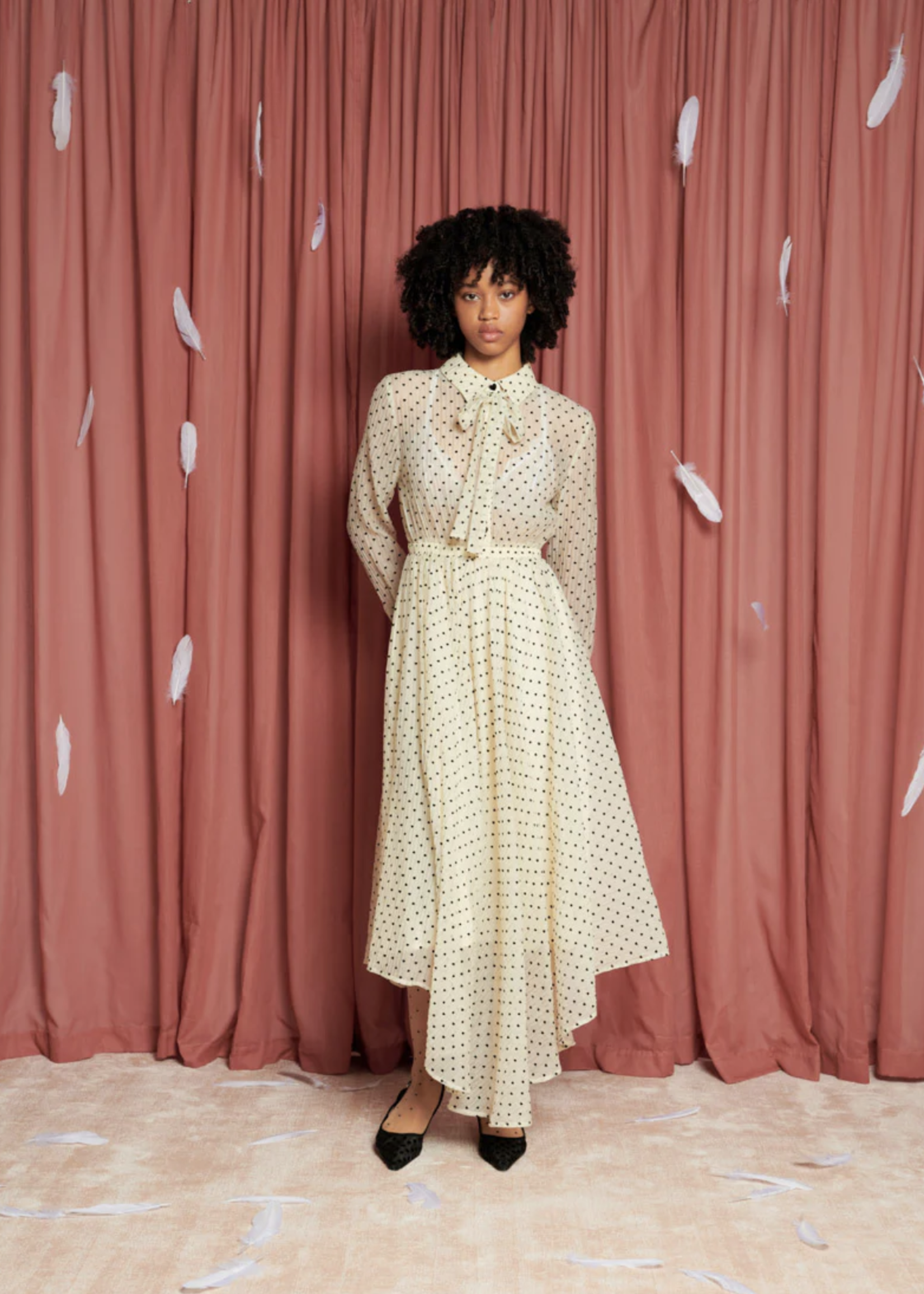 Sister Jane Dove Hearts Maxi Dress
