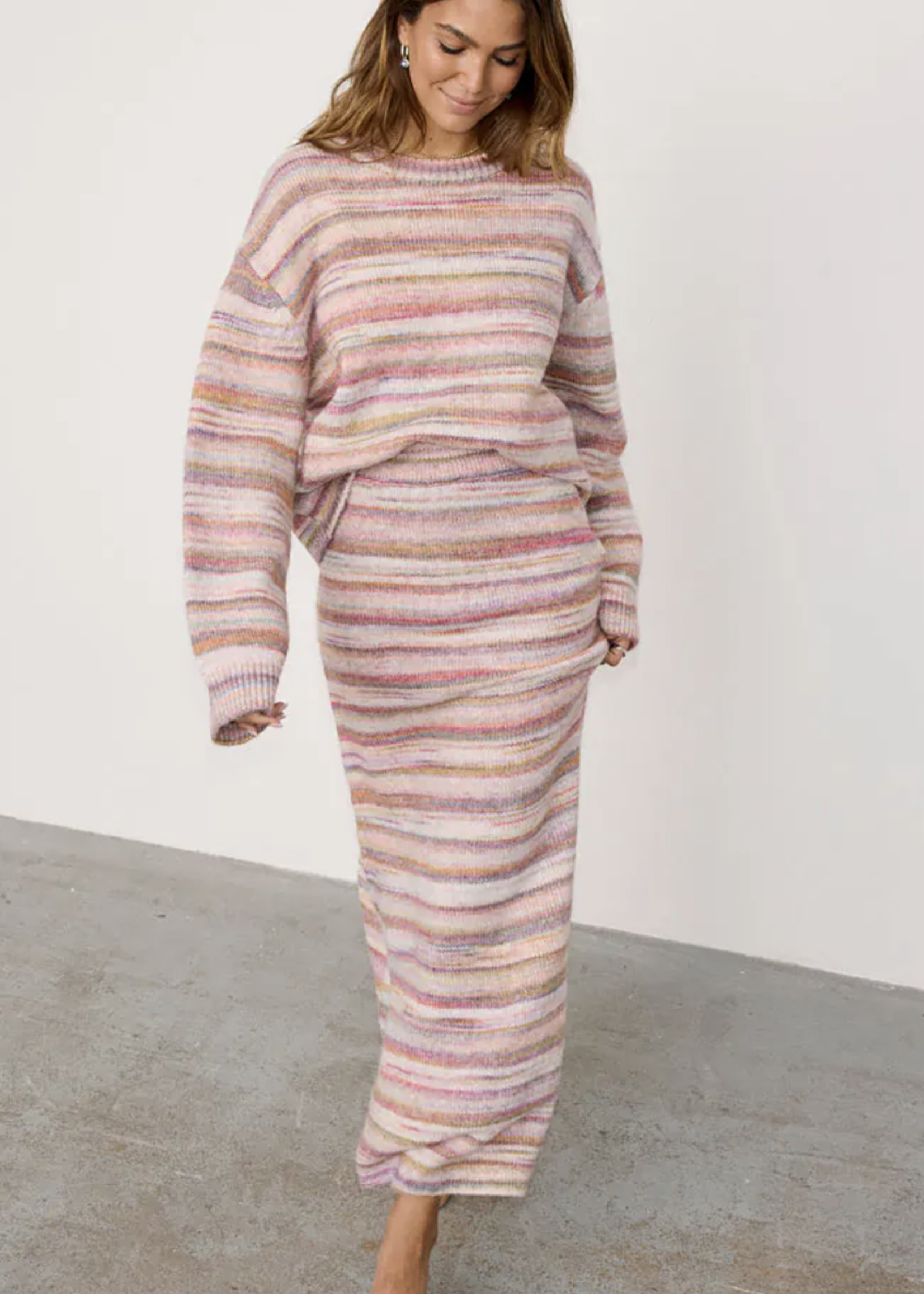 Never Fully Dressed Multi Stripe Jumper