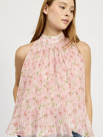 En Saison Pink Floral Top
