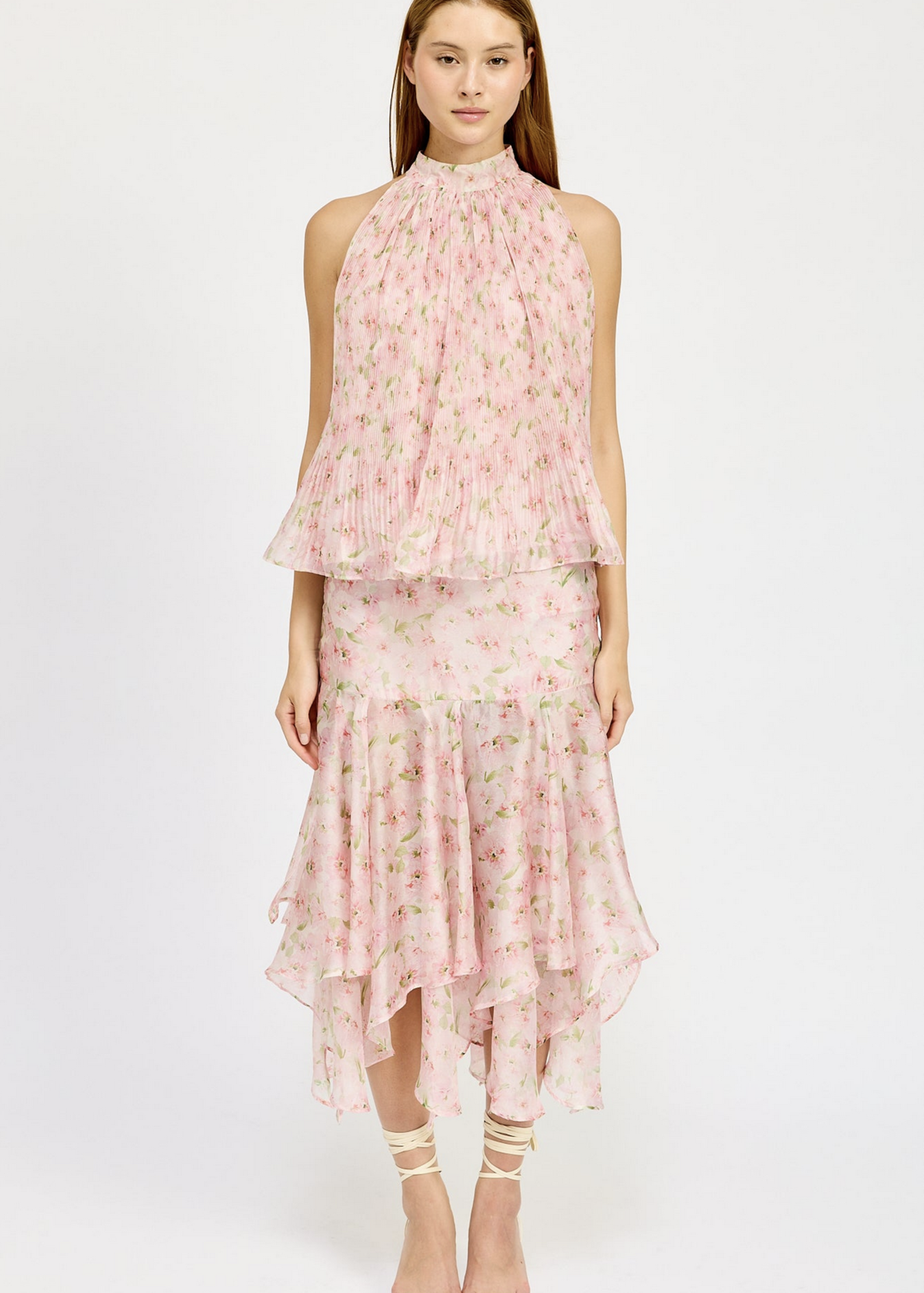 En Saison Pink Floral Top