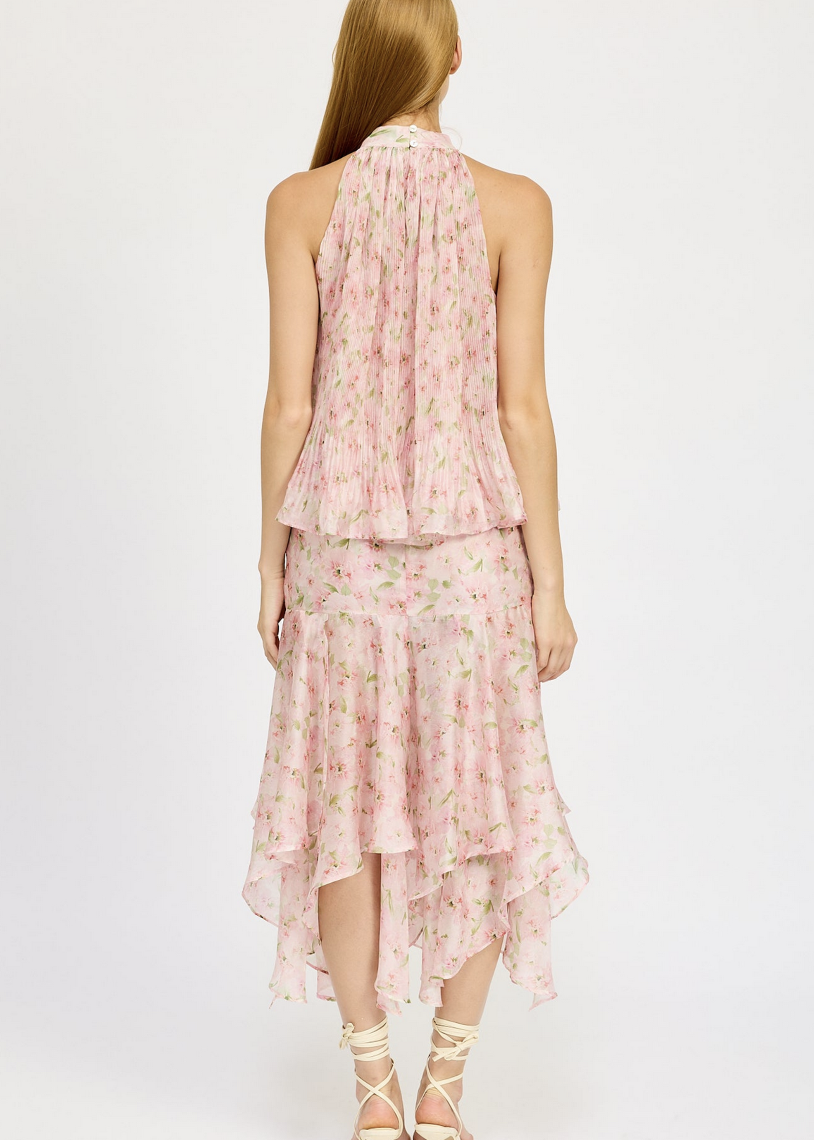 En Saison Pink Floral Top