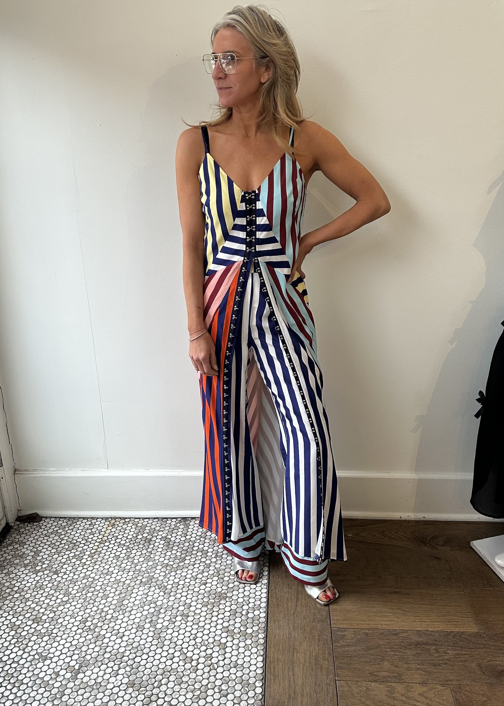MUMA Striped Bias Pants