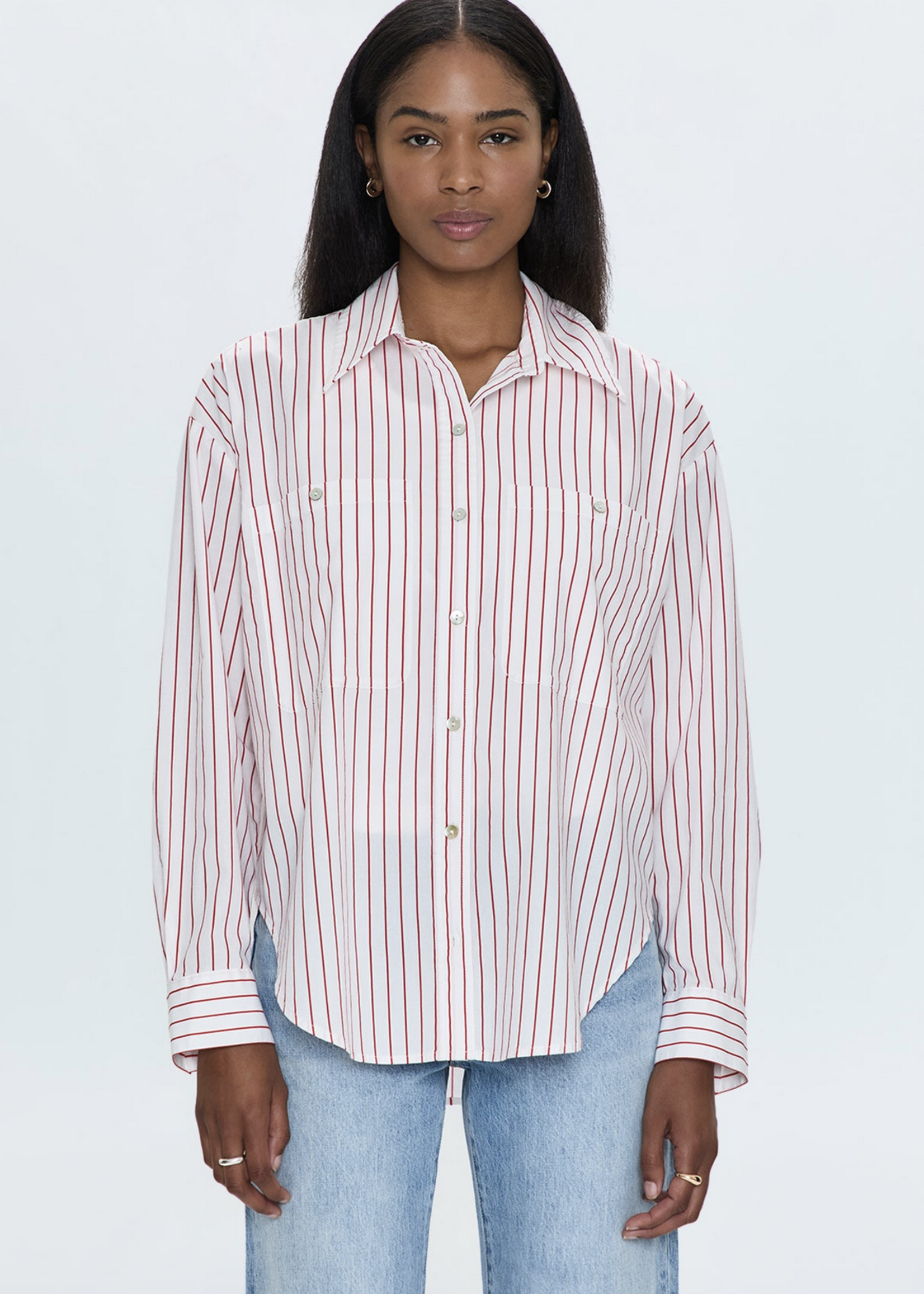 PISTOLA Samantha Oversized Button Up