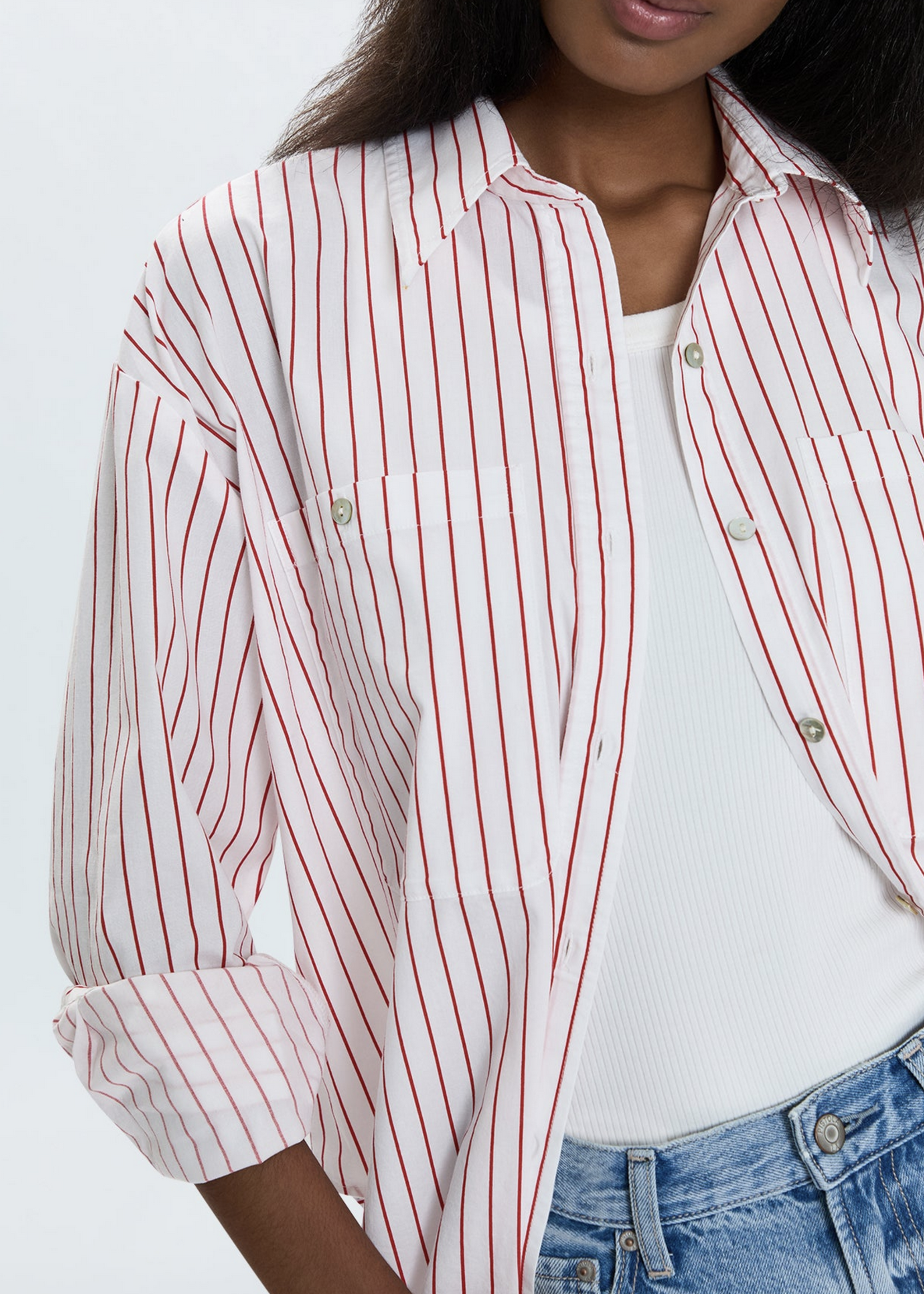PISTOLA Samantha Oversized Button Up