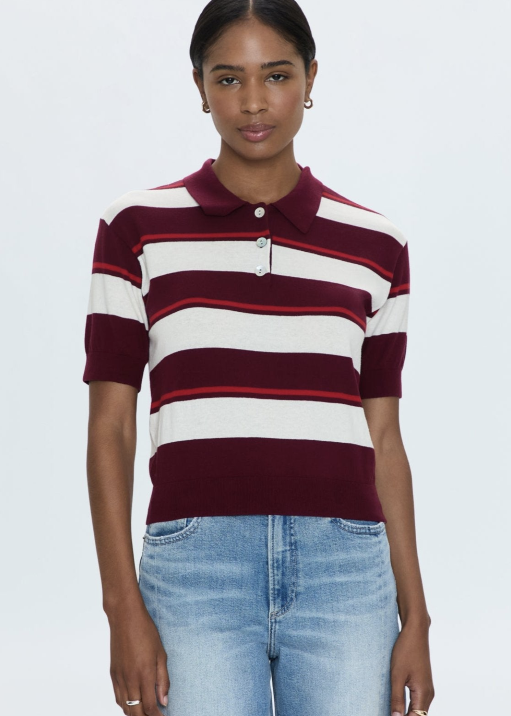 PISTOLA Drea Cropped Polo