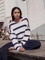 Little Lies Striped Suri Sweater