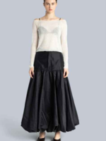 ESTHE Knitted Boat Neck Top
