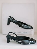 Aloha Lindy Studs Leather Pumps