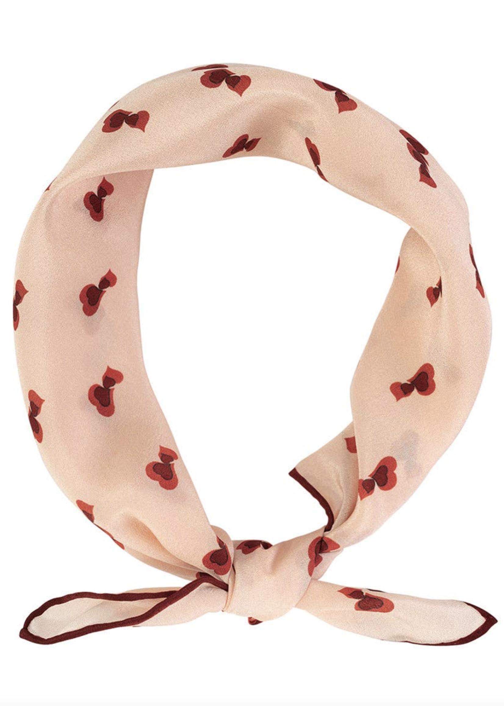 Lost Pattern Silk Crepe Bandana