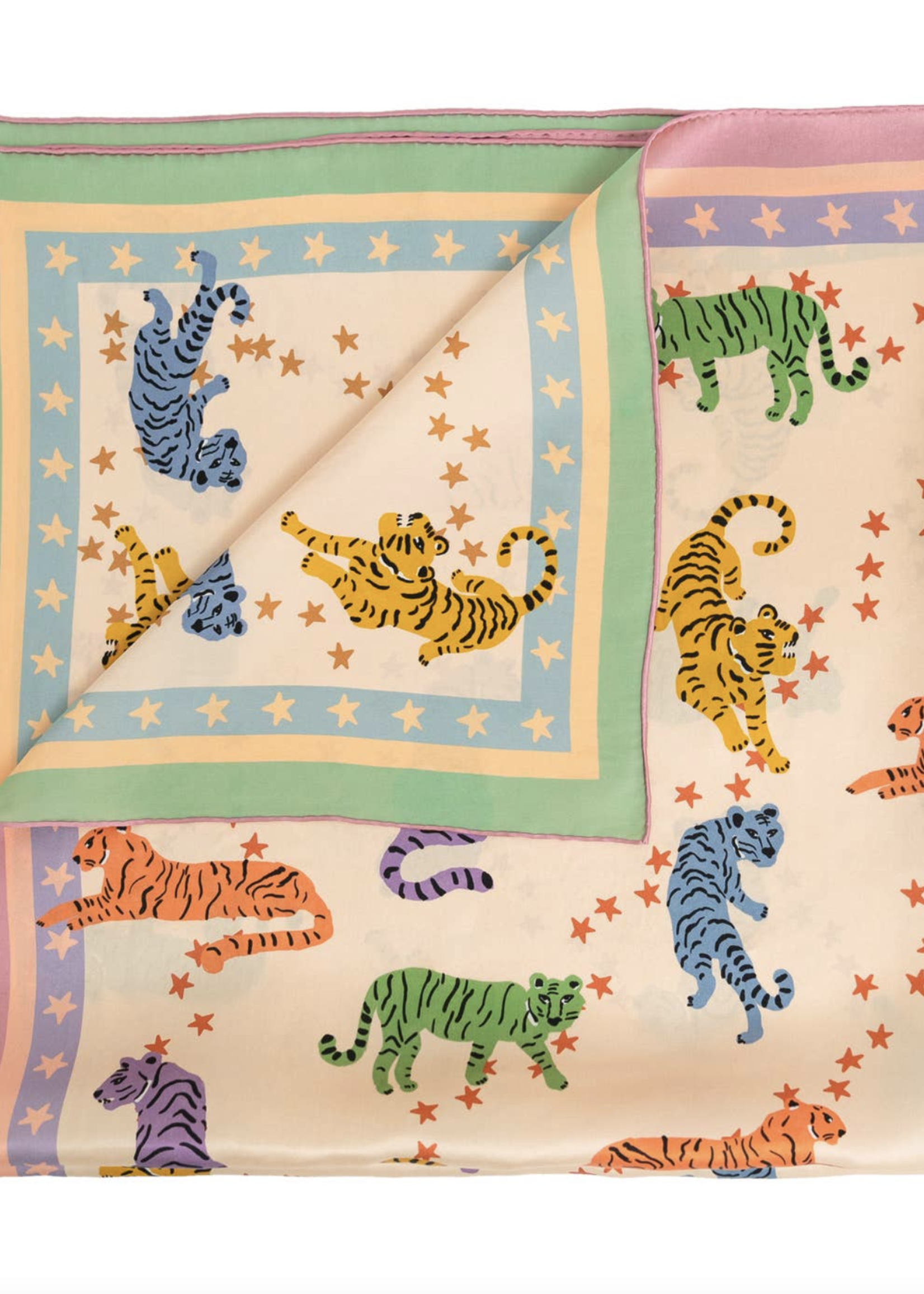 Lost Pattern Large Silk Scarf