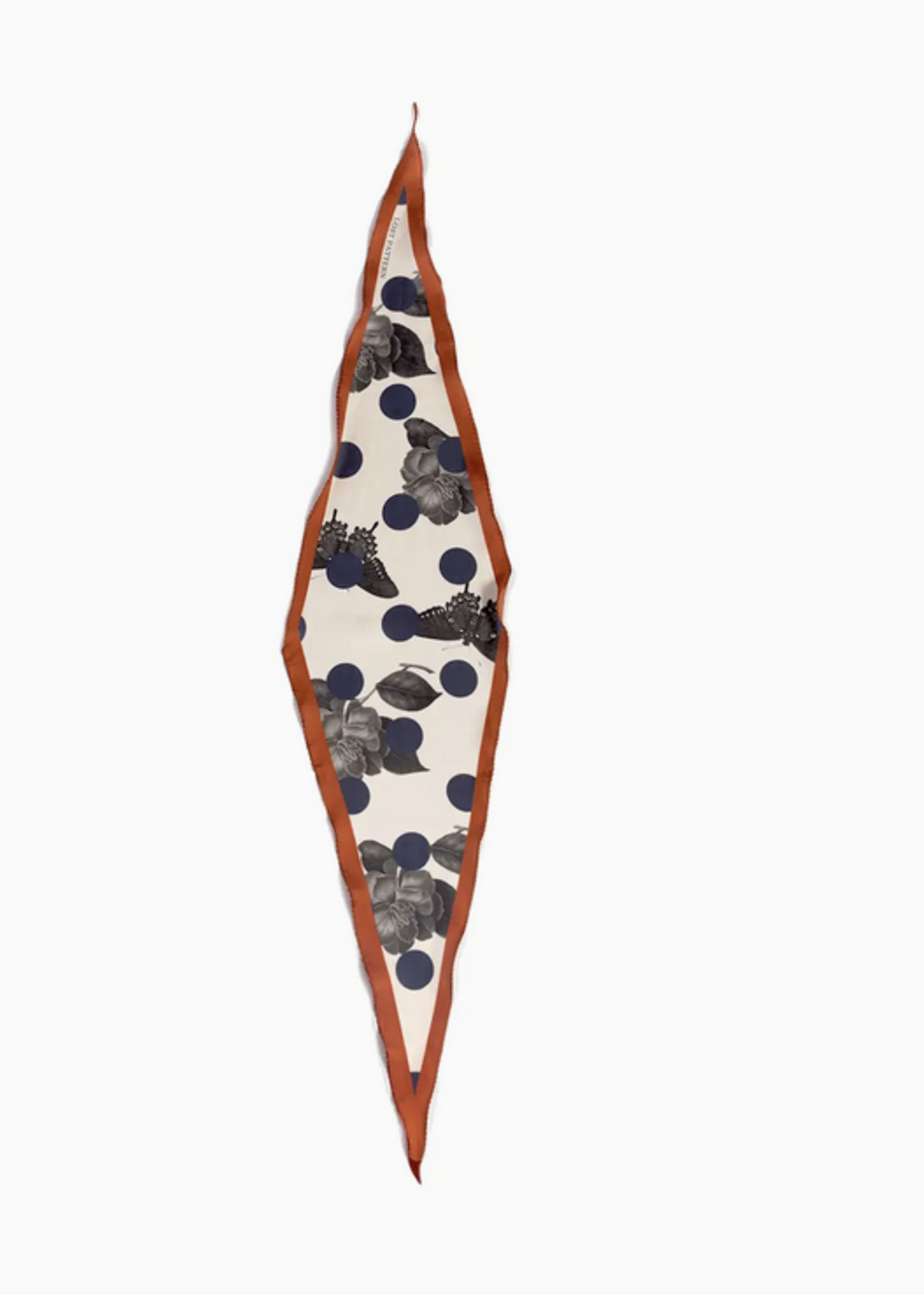 Lost Pattern Silk Diamond Neckerchief