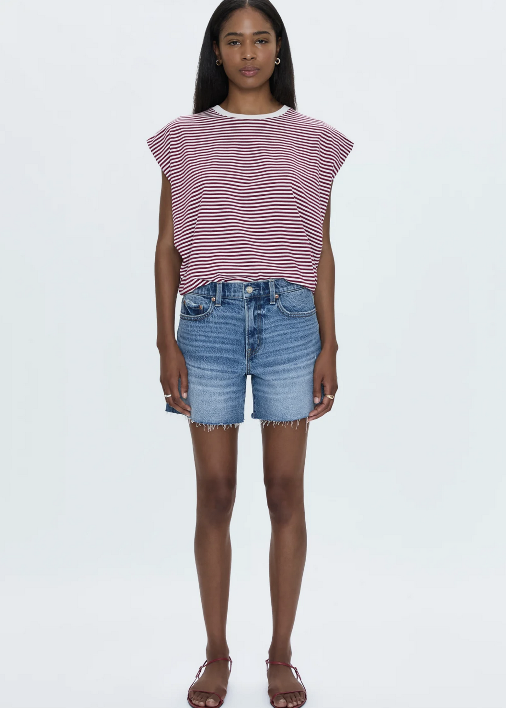 PISTOLA Kennedy Relaxed Mid Rise Short