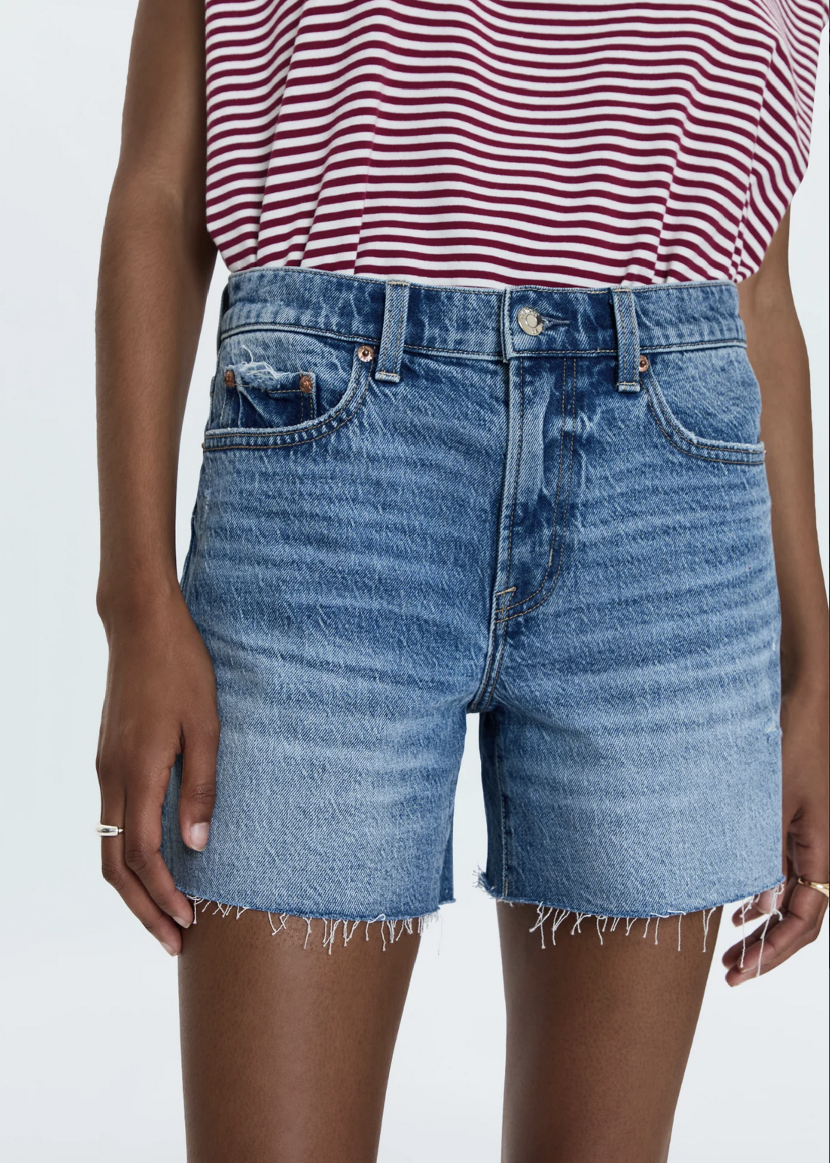 PISTOLA Kennedy Relaxed Mid Rise Short