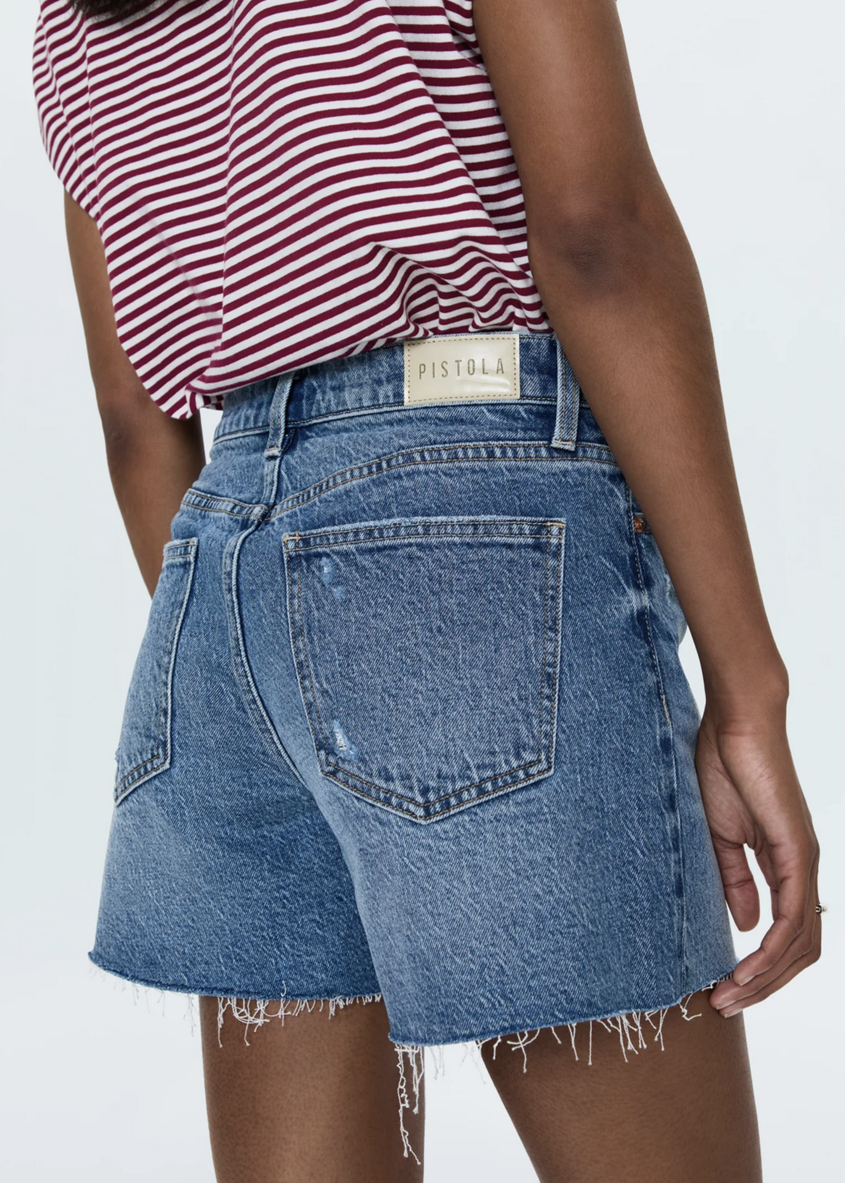 PISTOLA Kennedy Relaxed Mid Rise Short