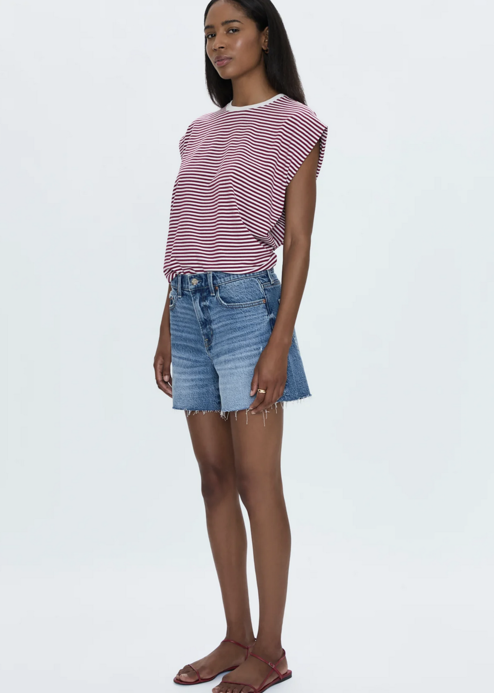PISTOLA Kennedy Relaxed Mid Rise Short